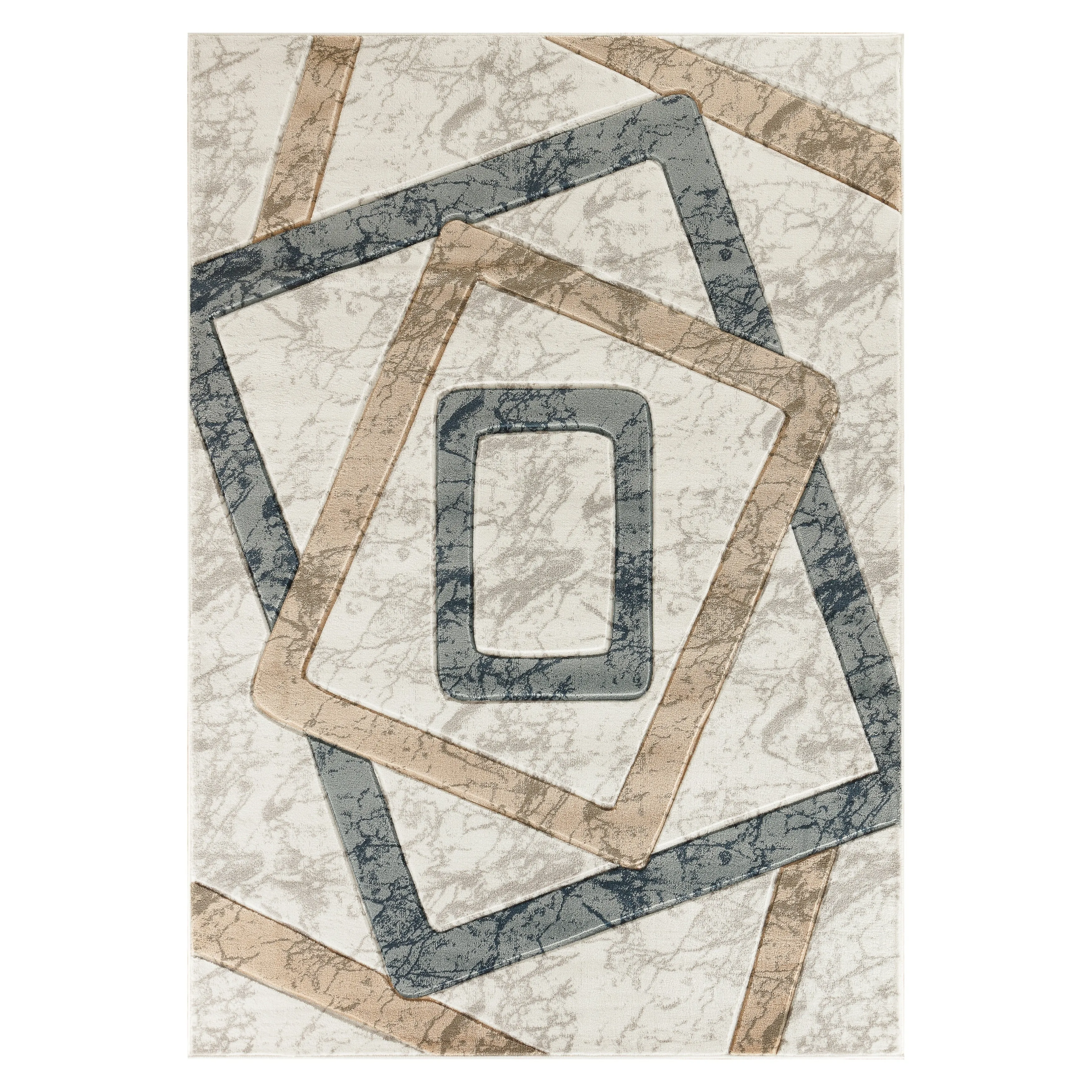 Orelsi Collection White/Cream Area Rug
