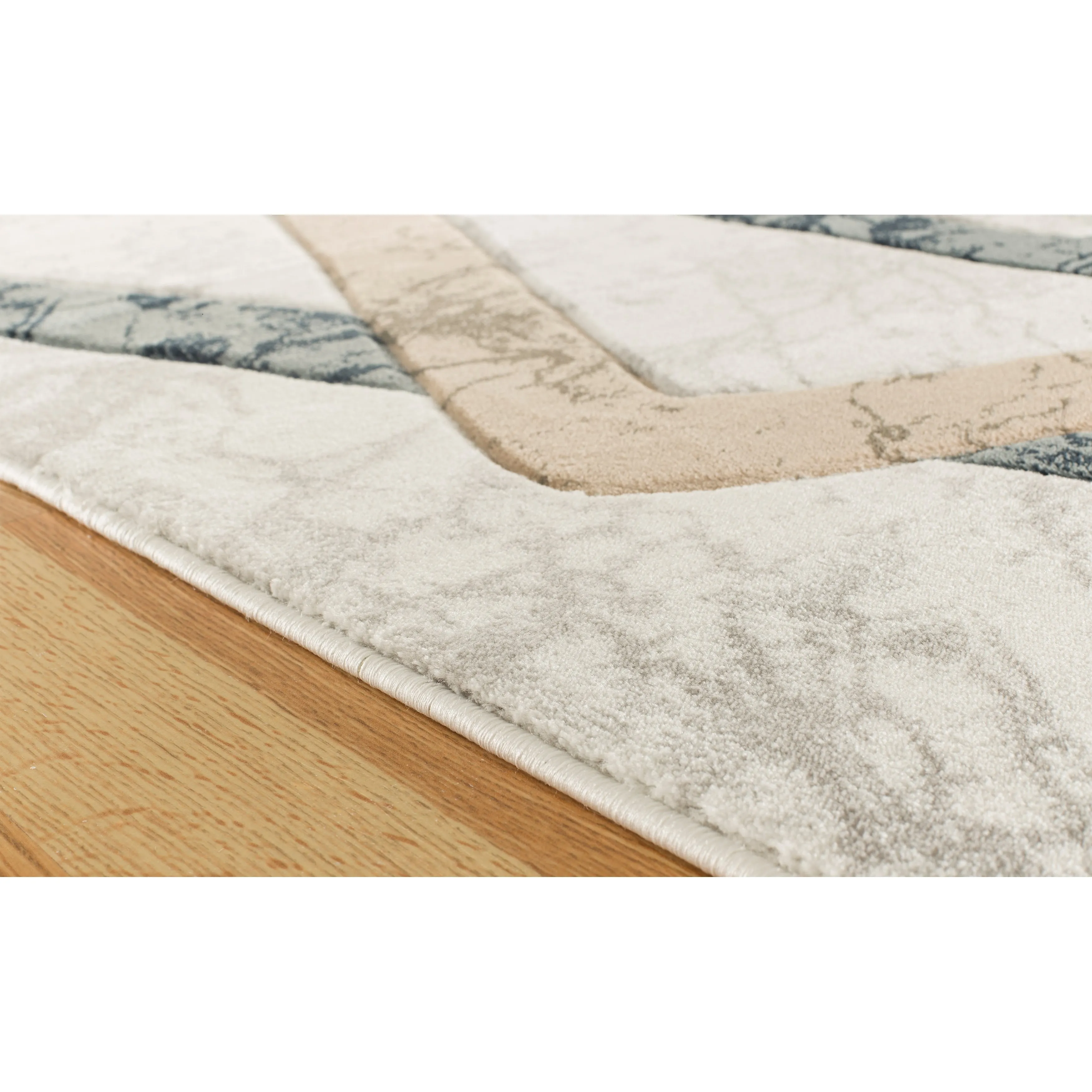 Orelsi Collection White/Cream Area Rug