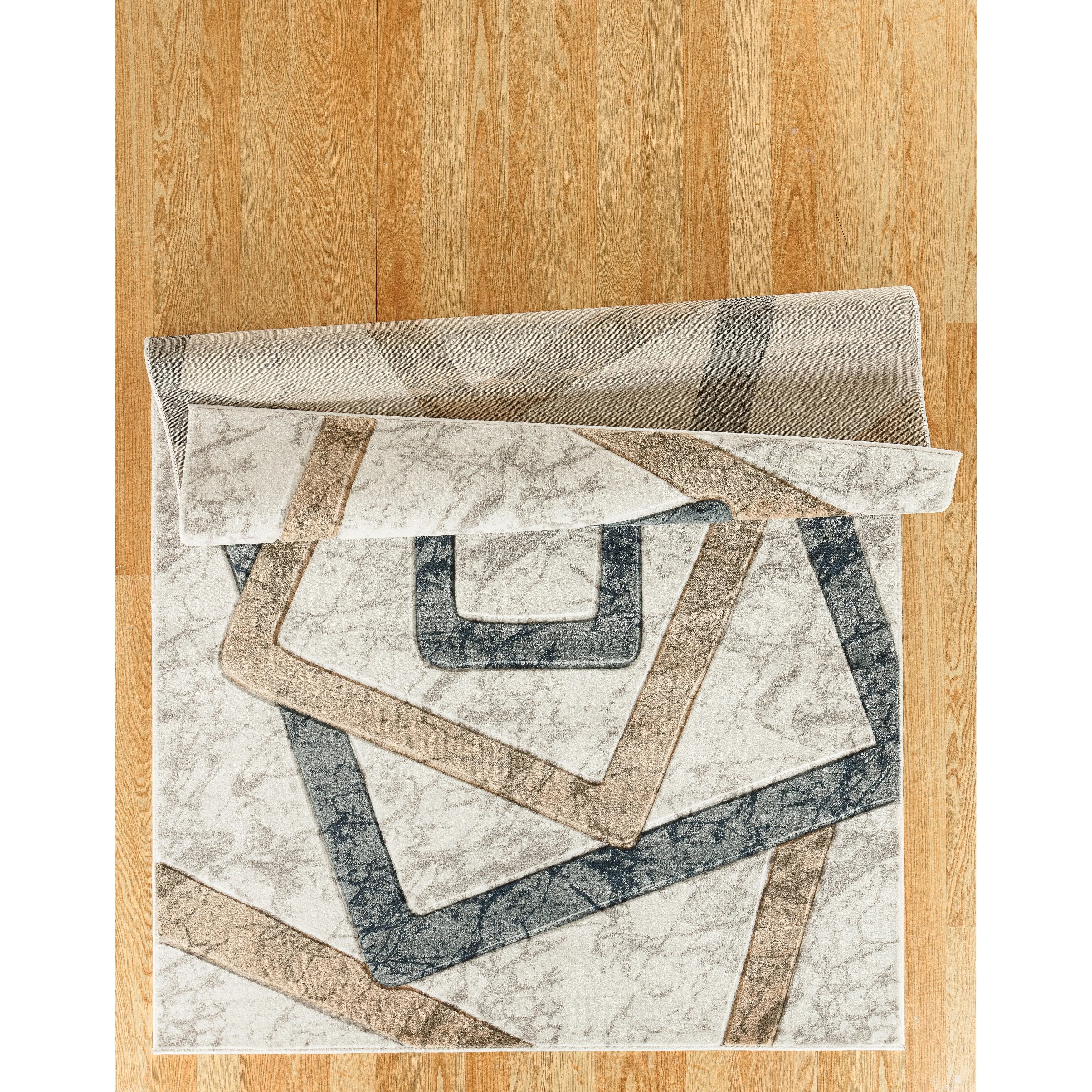 Orelsi Collection White/Cream Area Rug