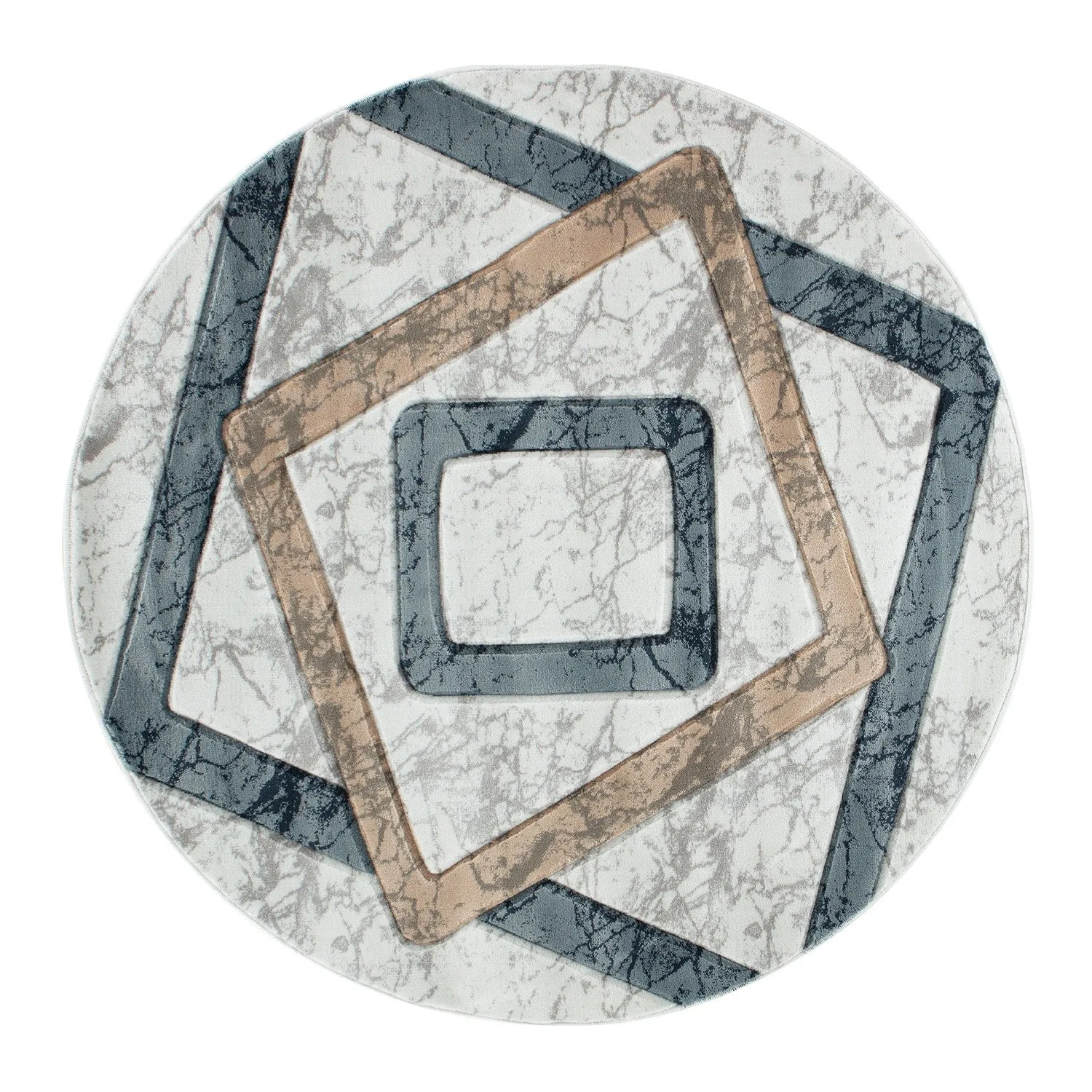 Orelsi Collection White/Cream Area Rug