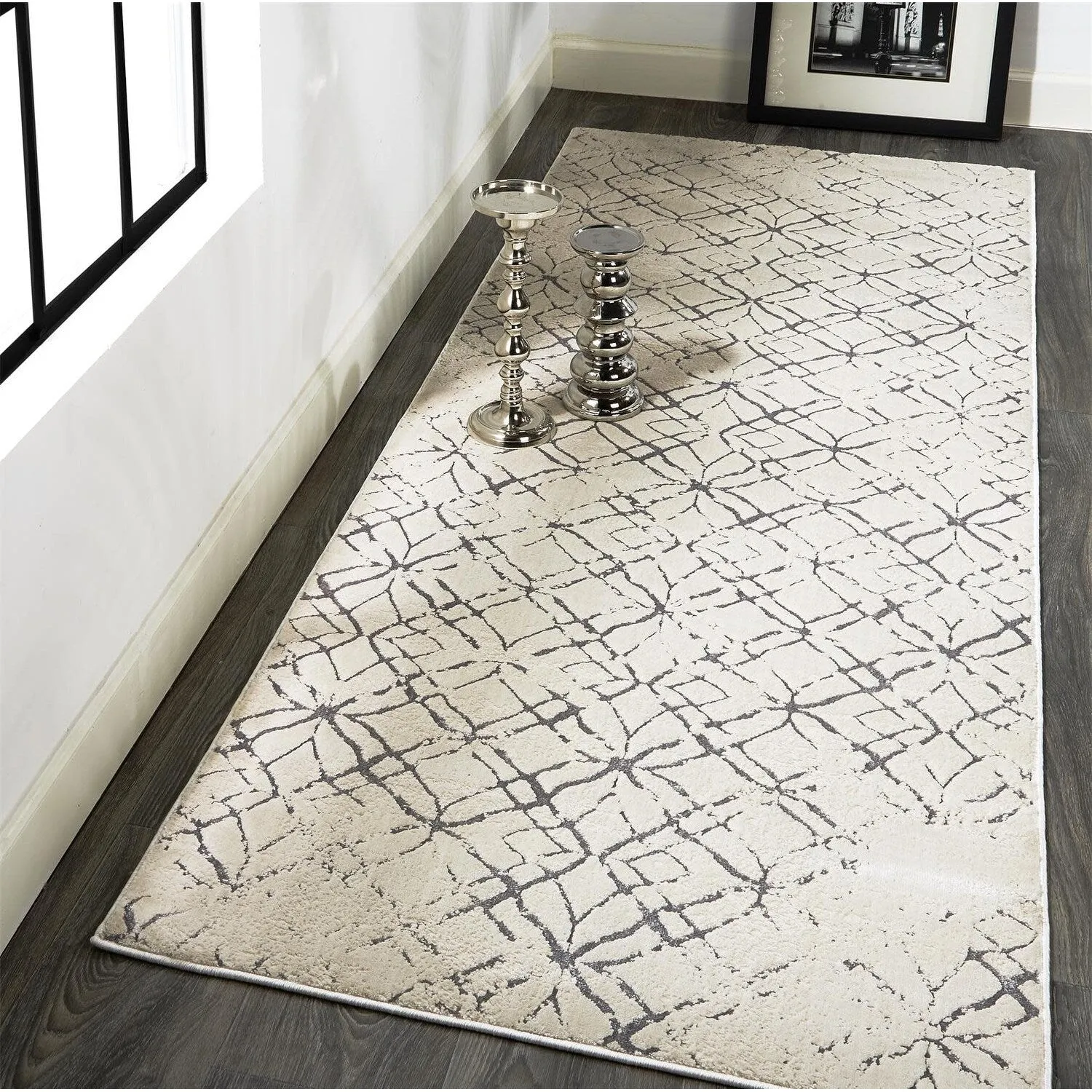 Orin R3047 Distressed Modern Area Rug