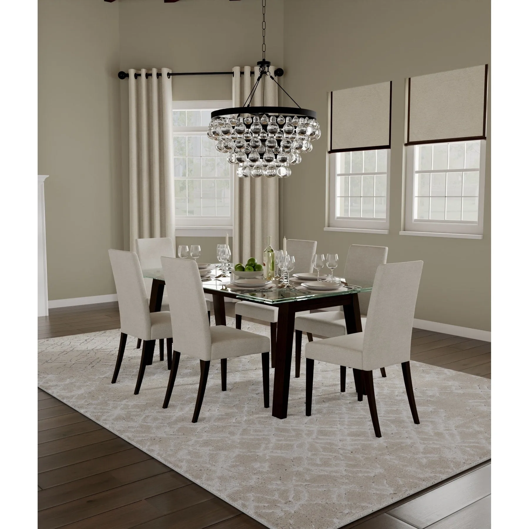 Orin R3047 Distressed Modern Area Rug