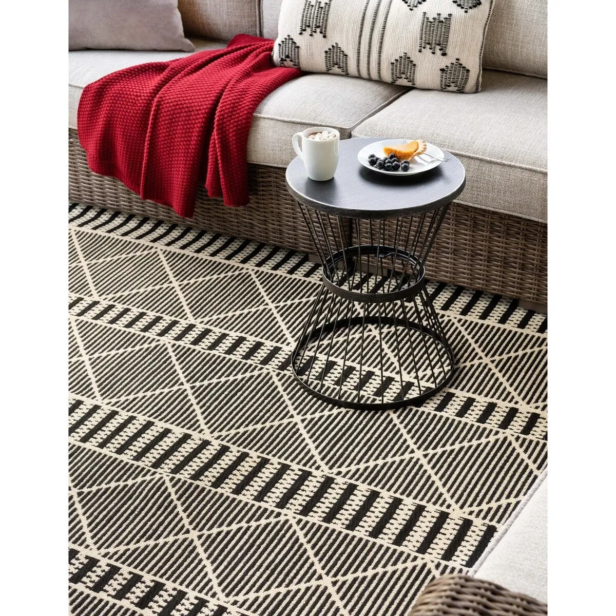 Outdoor Khence Collection Area Rug