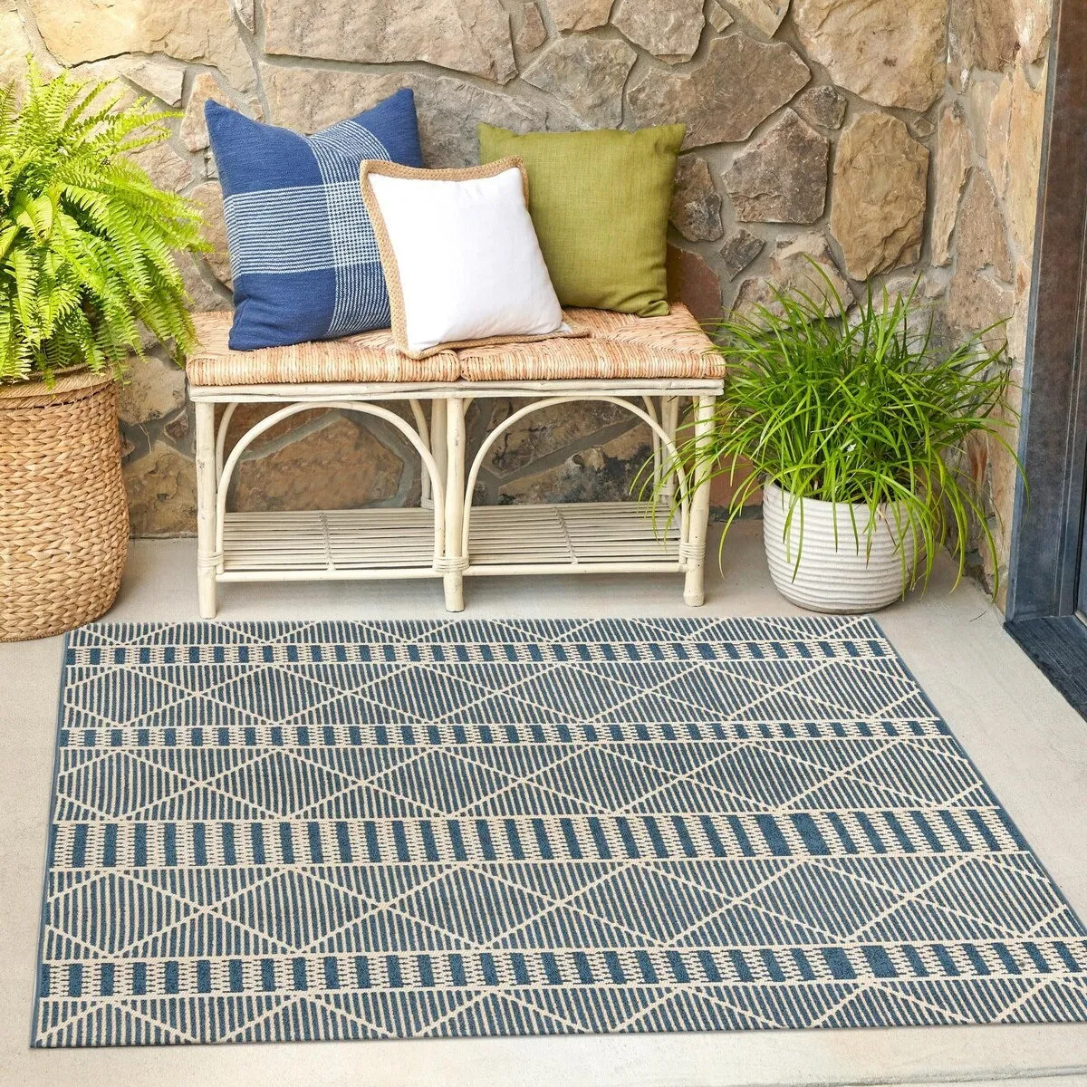 Outdoor Khence Collection Area Rug