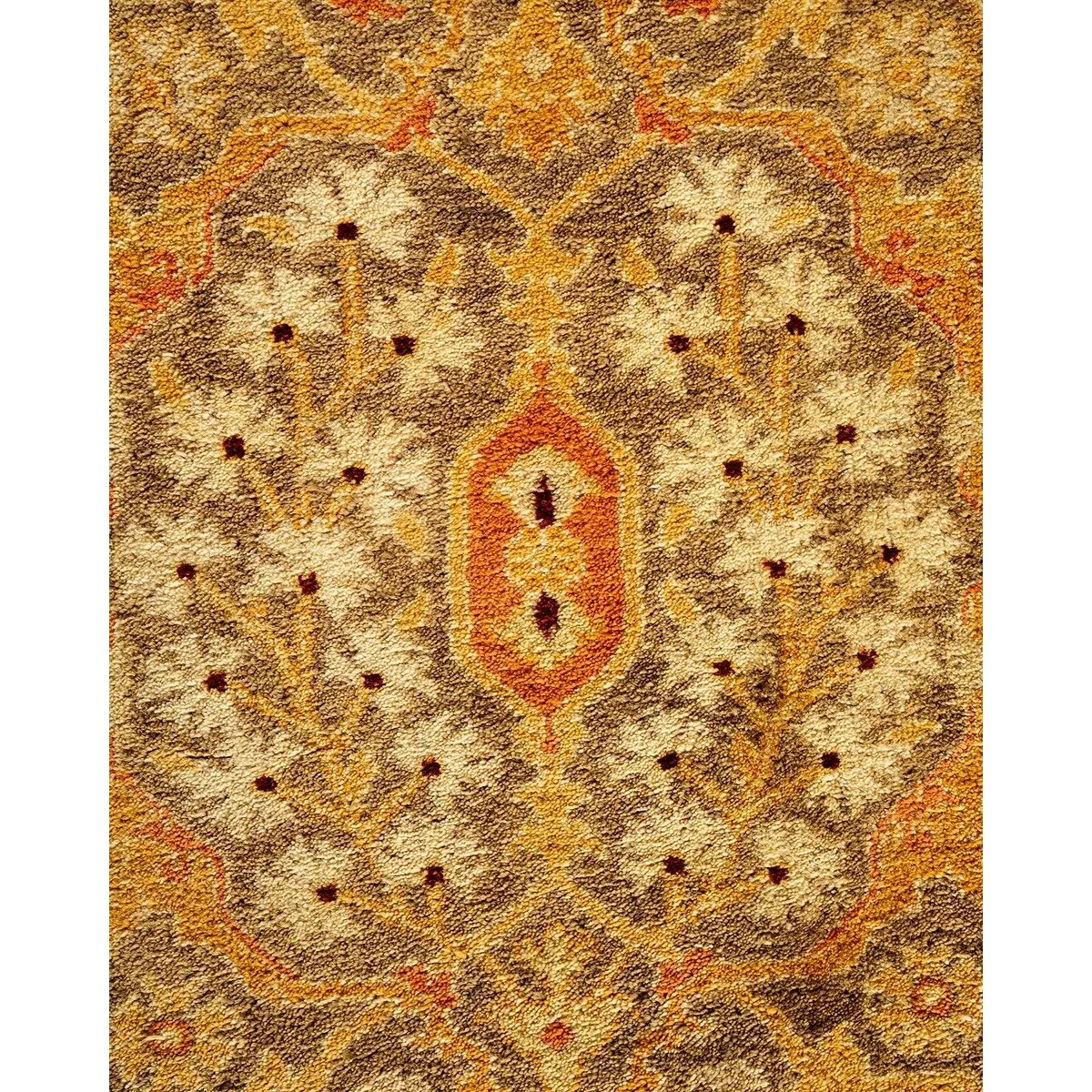 Overton Hand Knotted Wool Vintage Inspired Traditional Ottoman Green Runner Rug - 3' 1 x 22' 1