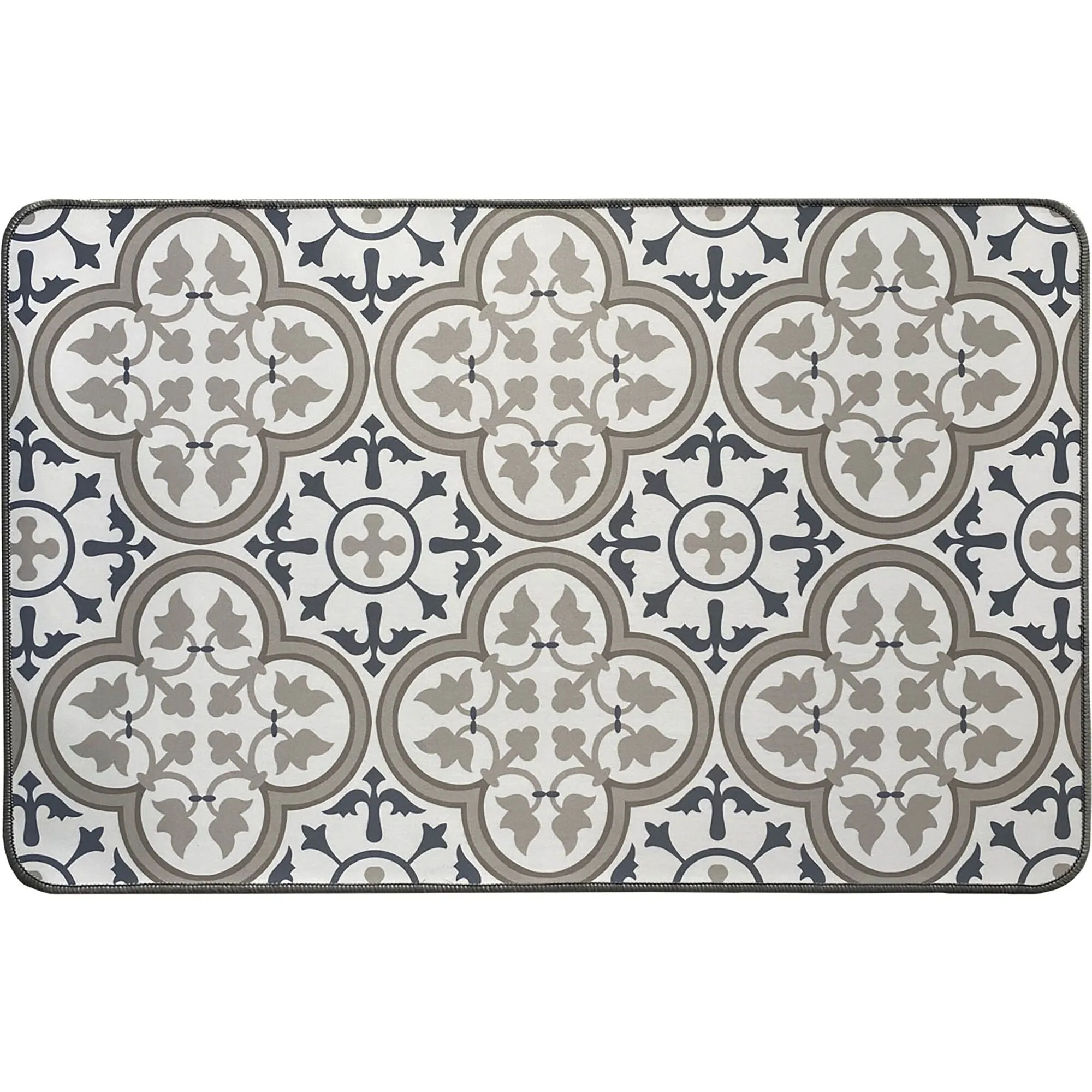 Paco Printed Kitchen Floor Mats - Tile Design