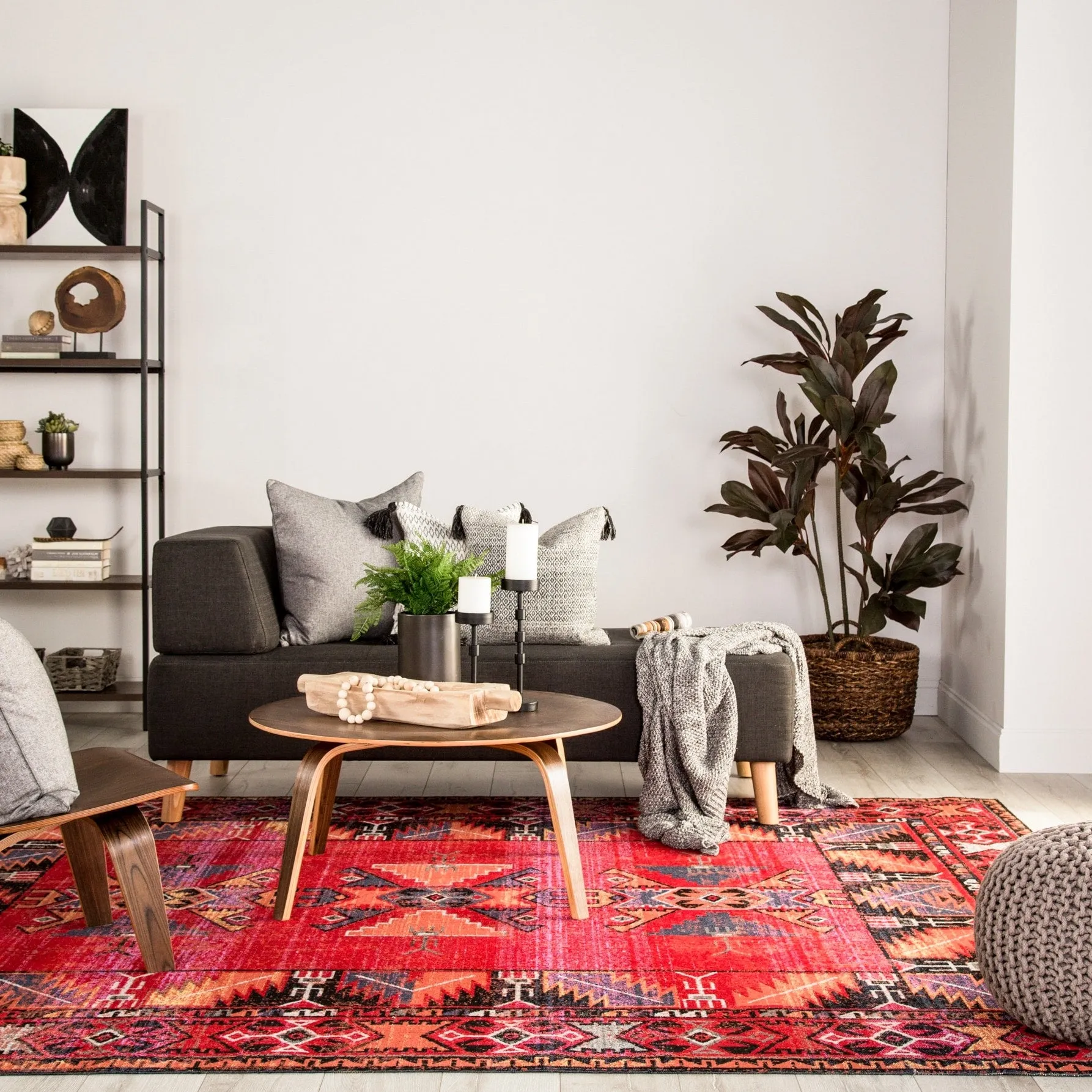 Paloma Indoor and Outdoor Tribal Area Rug