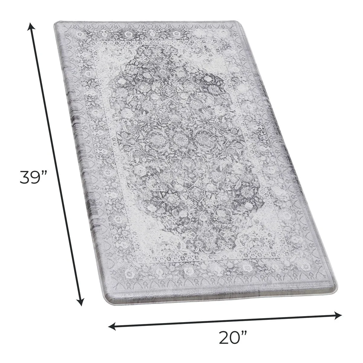 Patina Vie Vintage Inspired Anti-Fatigue Comfort Cushioned Kitchen Utility Mat