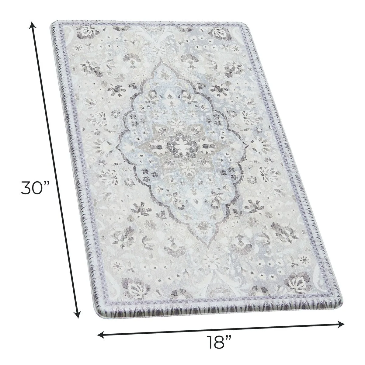 Patina Vie Vintage Inspired Anti-Fatigue Comfort Cushioned Kitchen Utility Mat