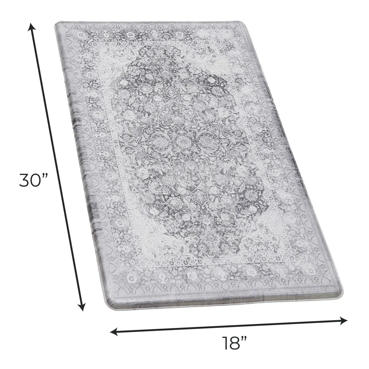 Patina Vie Vintage Inspired Anti-Fatigue Comfort Cushioned Kitchen Utility Mat