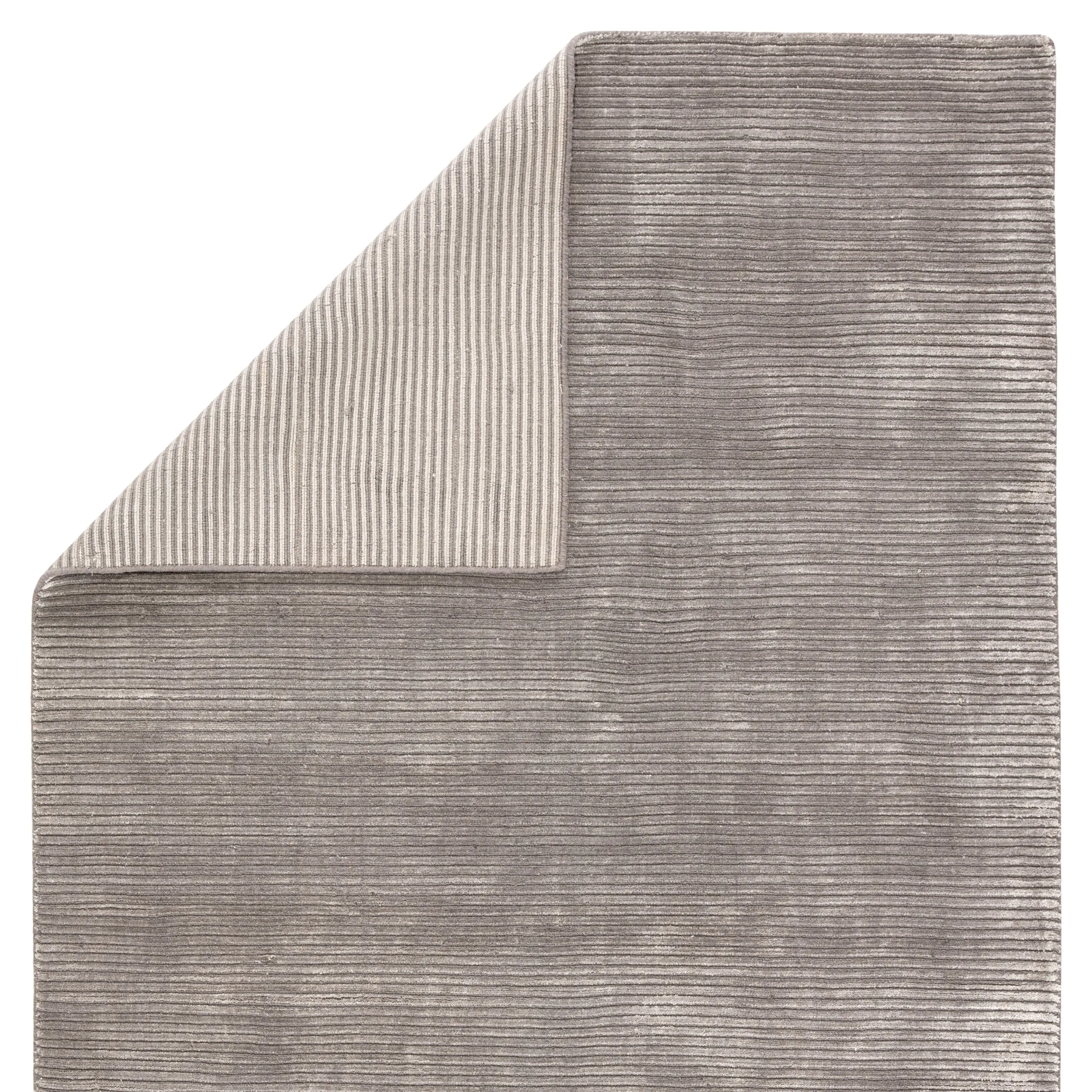 Phase Handmade Solid Color Textured Wool/ Viscose Area Rug