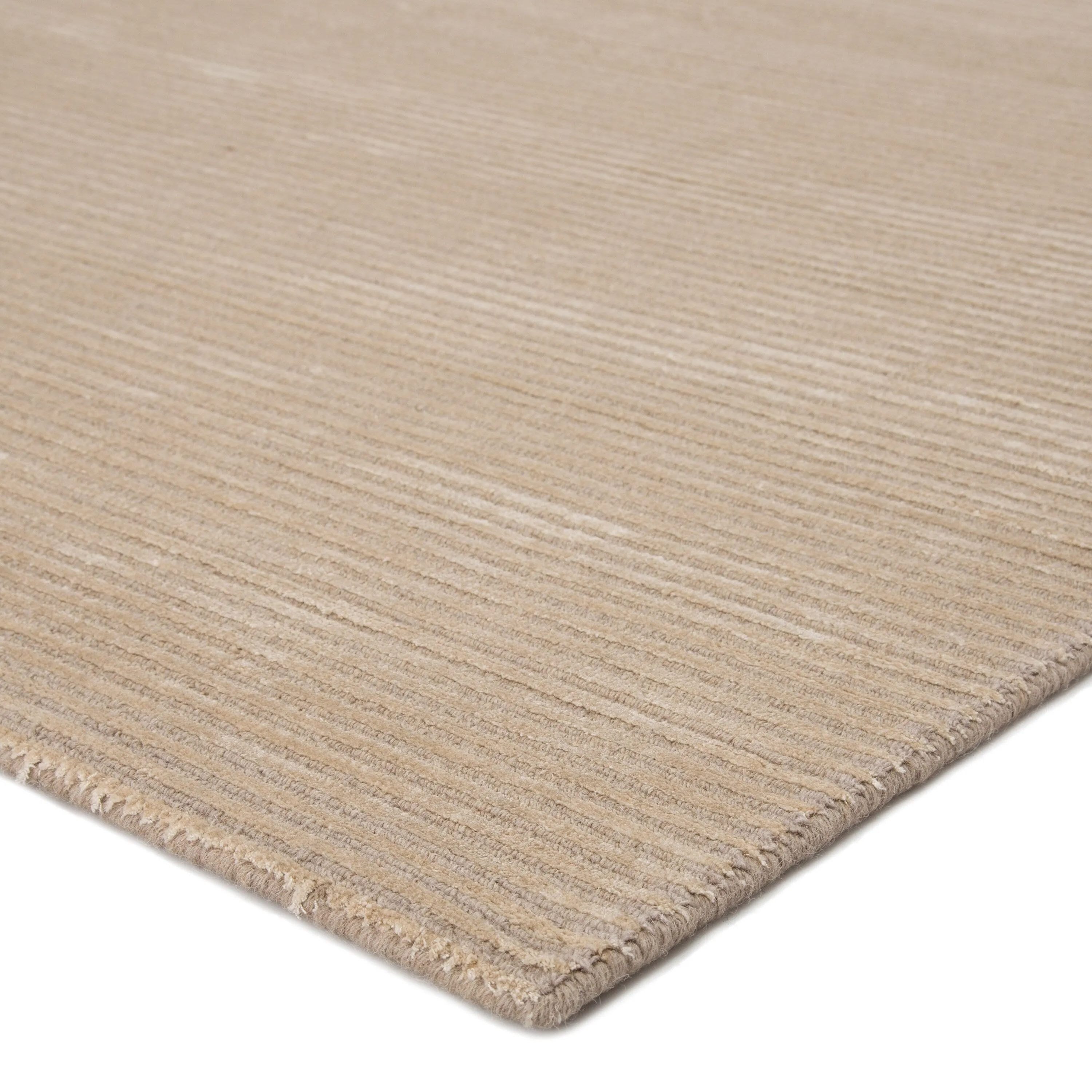 Phase Handmade Solid Color Textured Wool/ Viscose Area Rug
