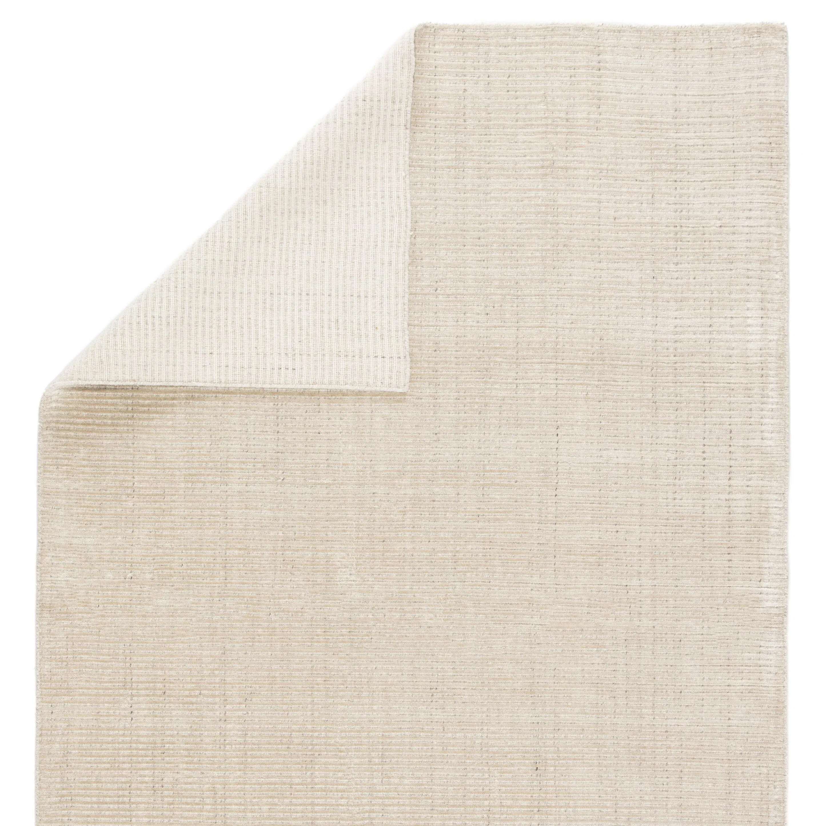 Phase Handmade Solid Color Textured Wool/ Viscose Area Rug