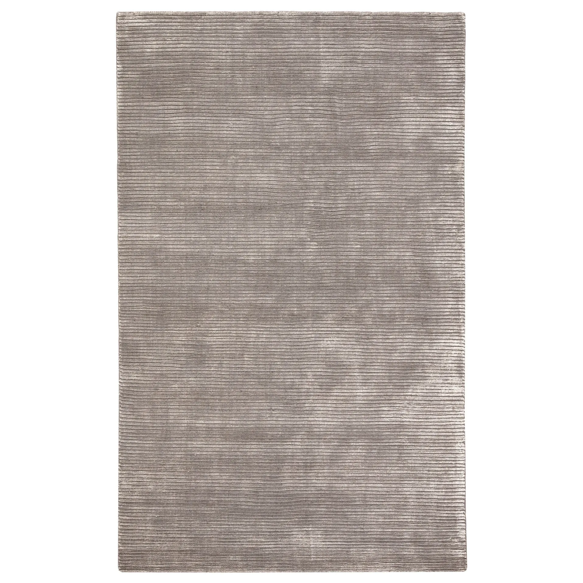 Phase Handmade Solid Color Textured Wool/ Viscose Area Rug