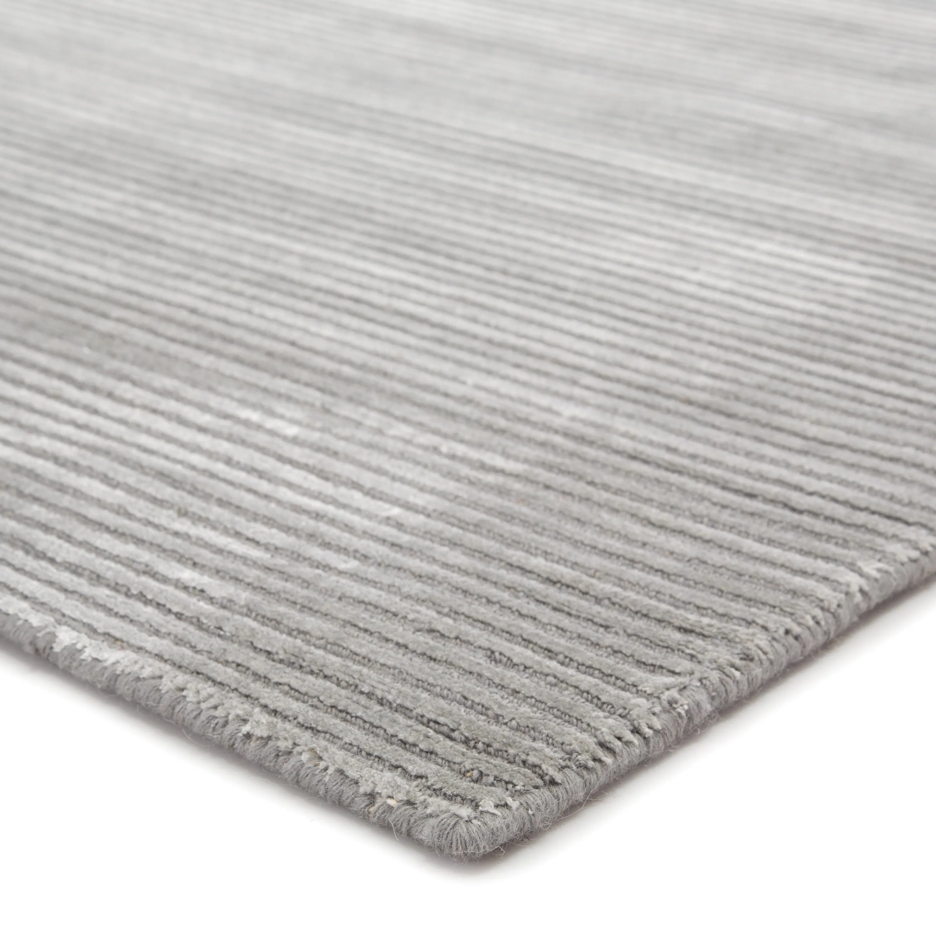Phase Handmade Solid Color Textured Wool/ Viscose Area Rug