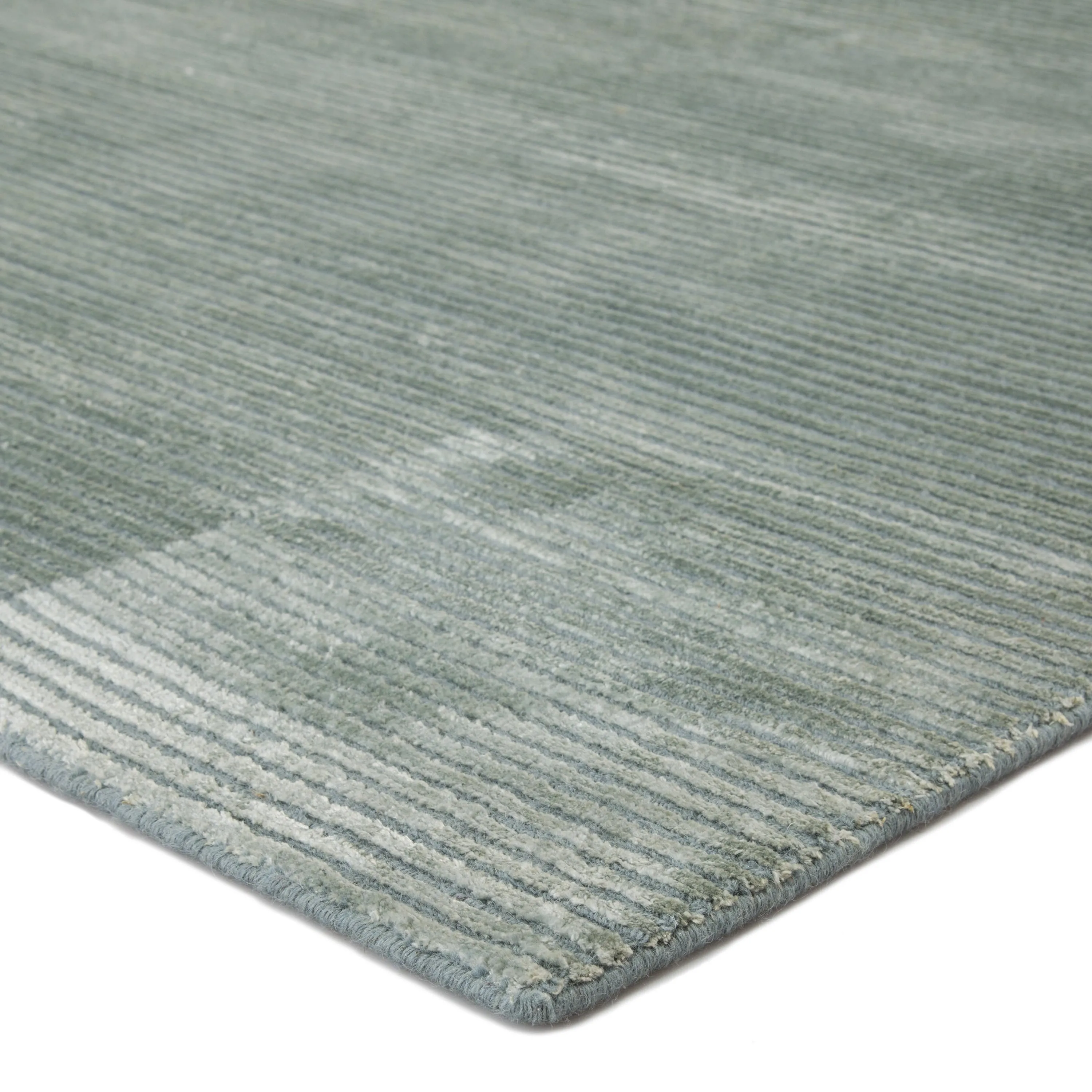 Phase Handmade Solid Color Textured Wool/ Viscose Area Rug
