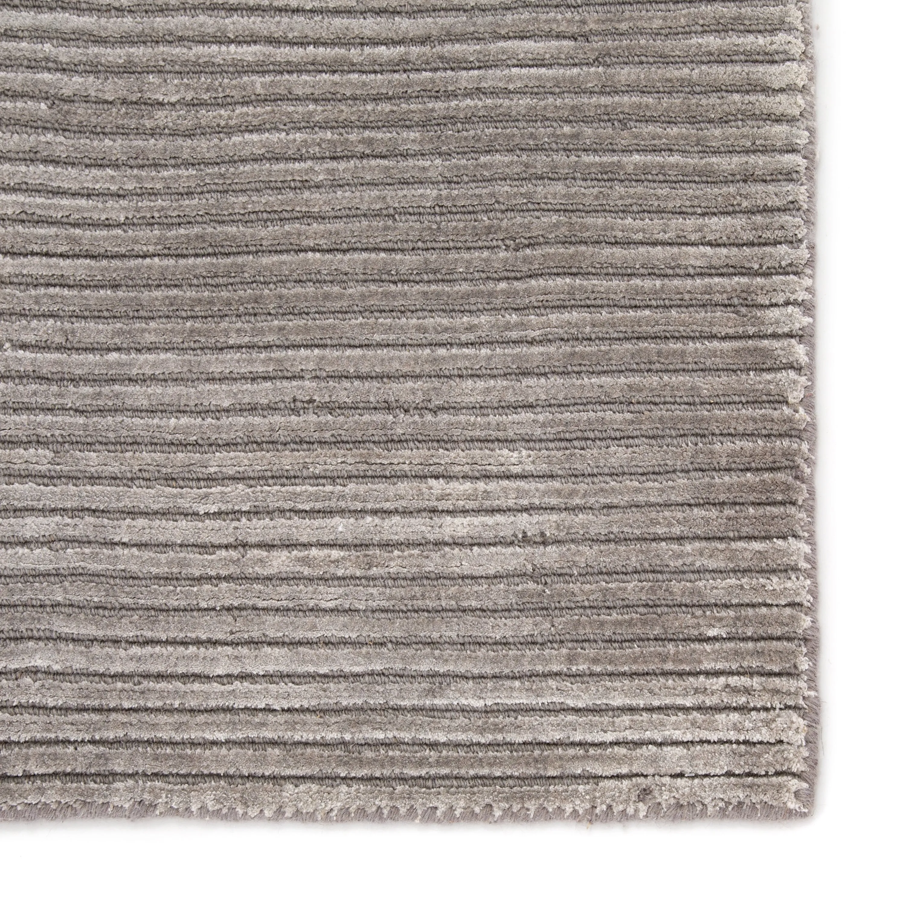 Phase Handmade Solid Color Textured Wool/ Viscose Area Rug