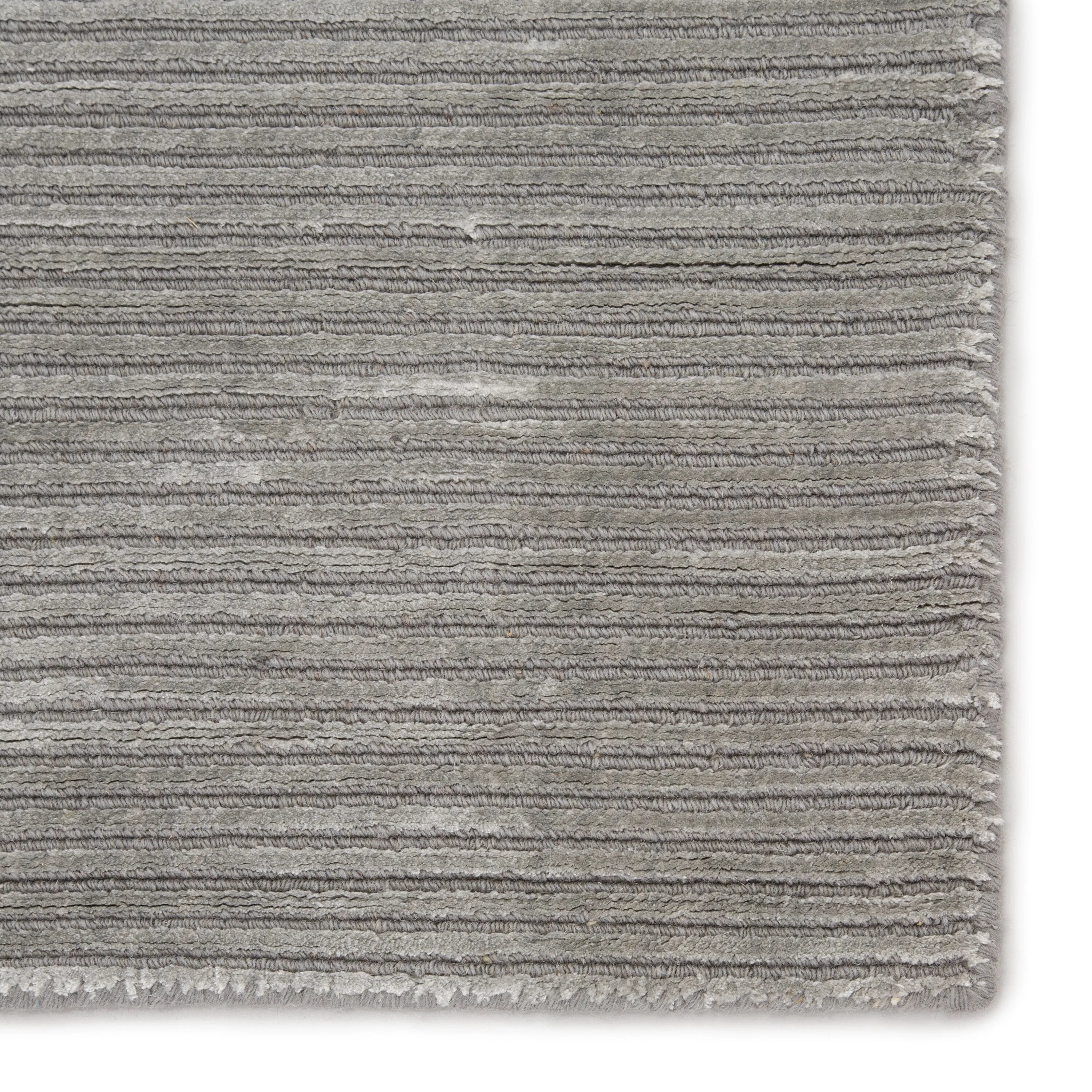 Phase Handmade Solid Color Textured Wool/ Viscose Area Rug
