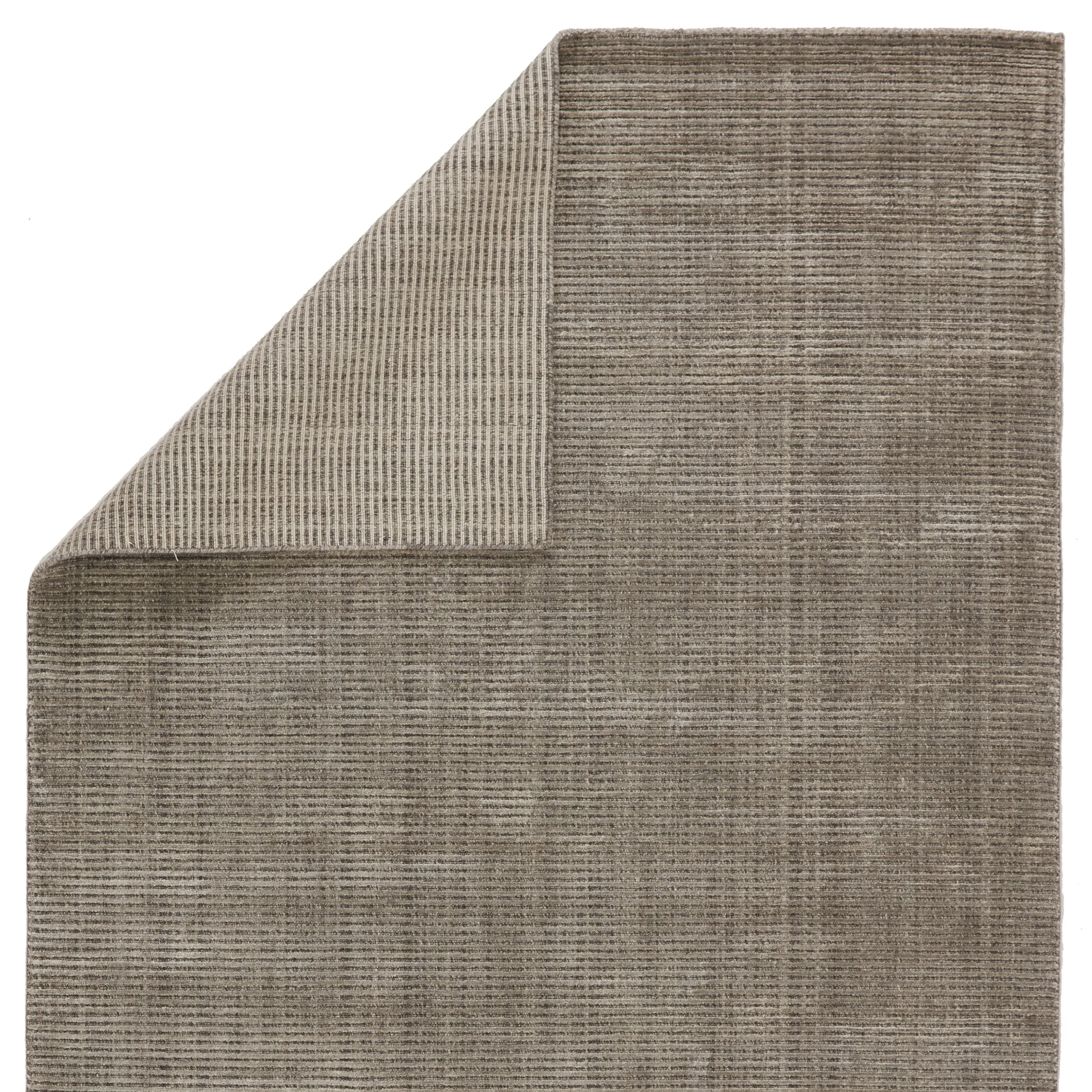 Phase Handmade Solid Color Textured Wool/ Viscose Area Rug