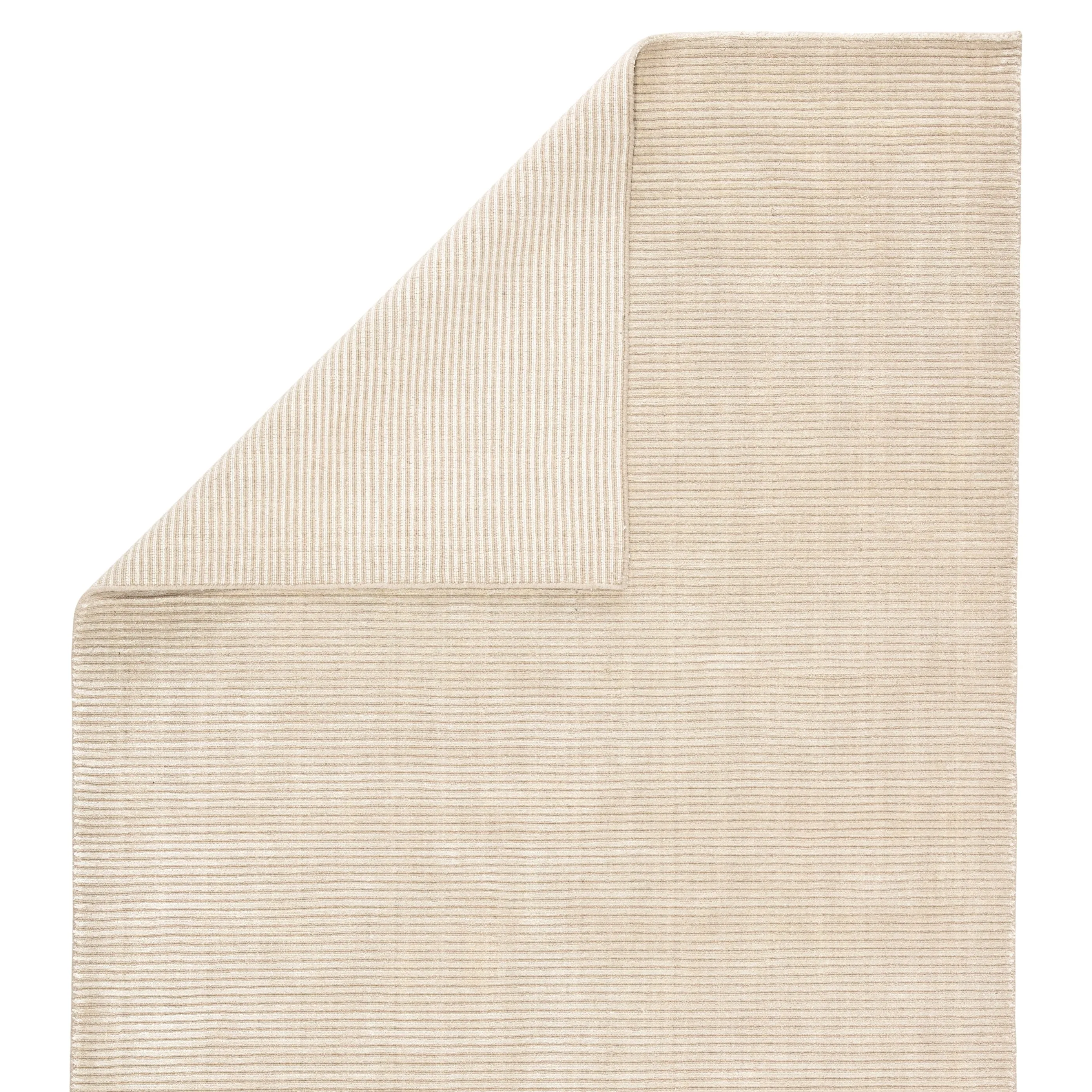 Phase Handmade Solid Color Textured Wool/ Viscose Area Rug