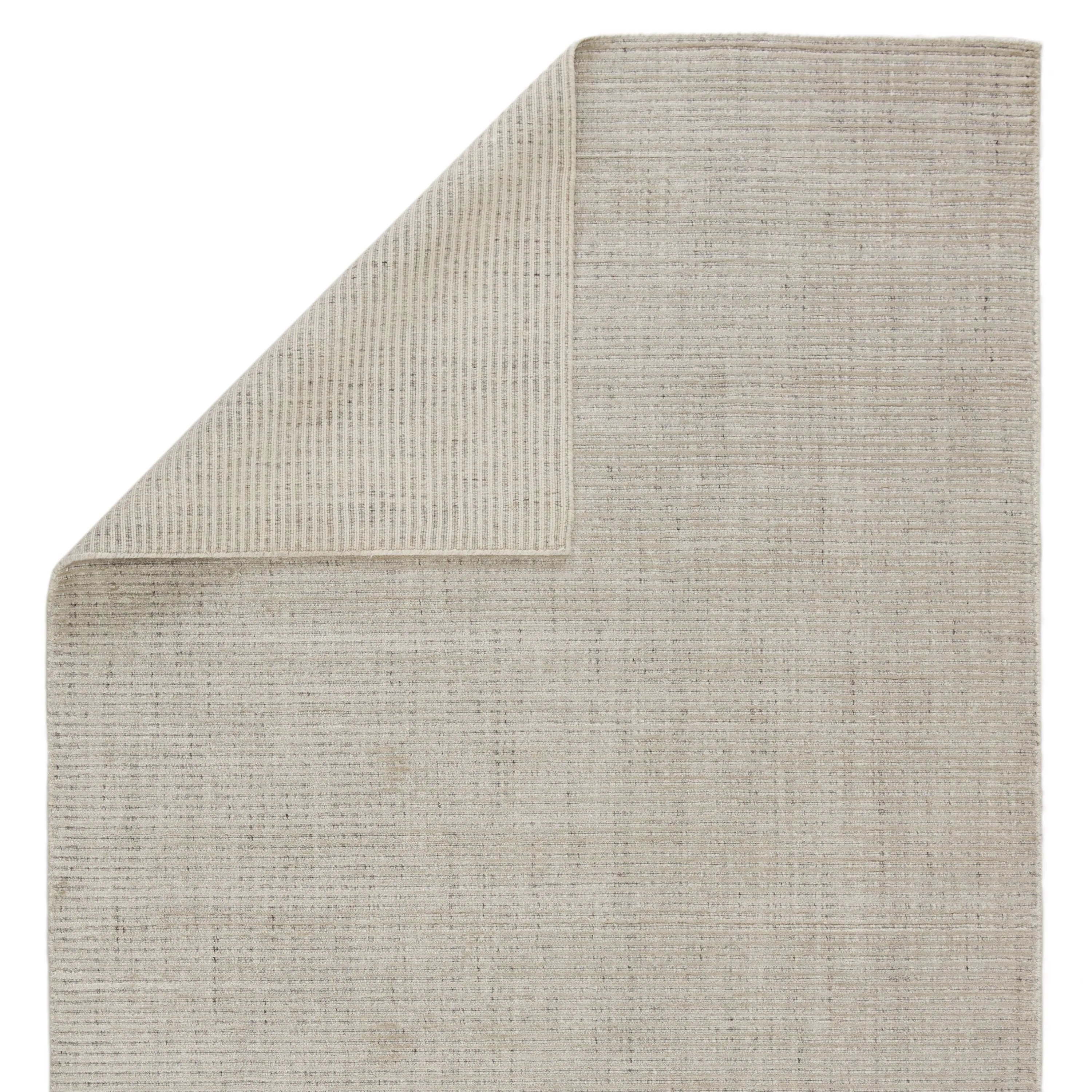 Phase Handmade Solid Color Textured Wool/ Viscose Area Rug