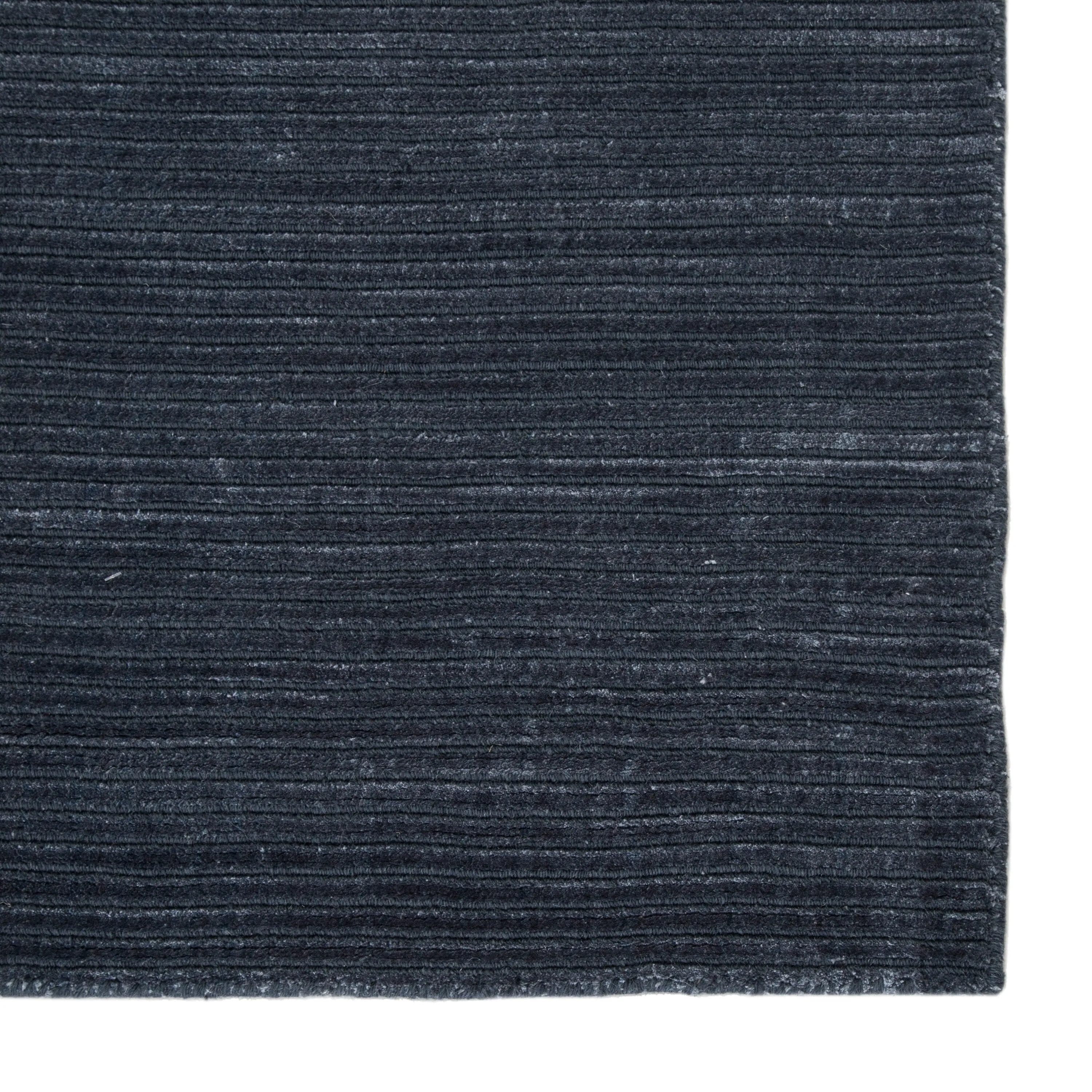 Phase Handmade Solid Color Textured Wool/ Viscose Area Rug