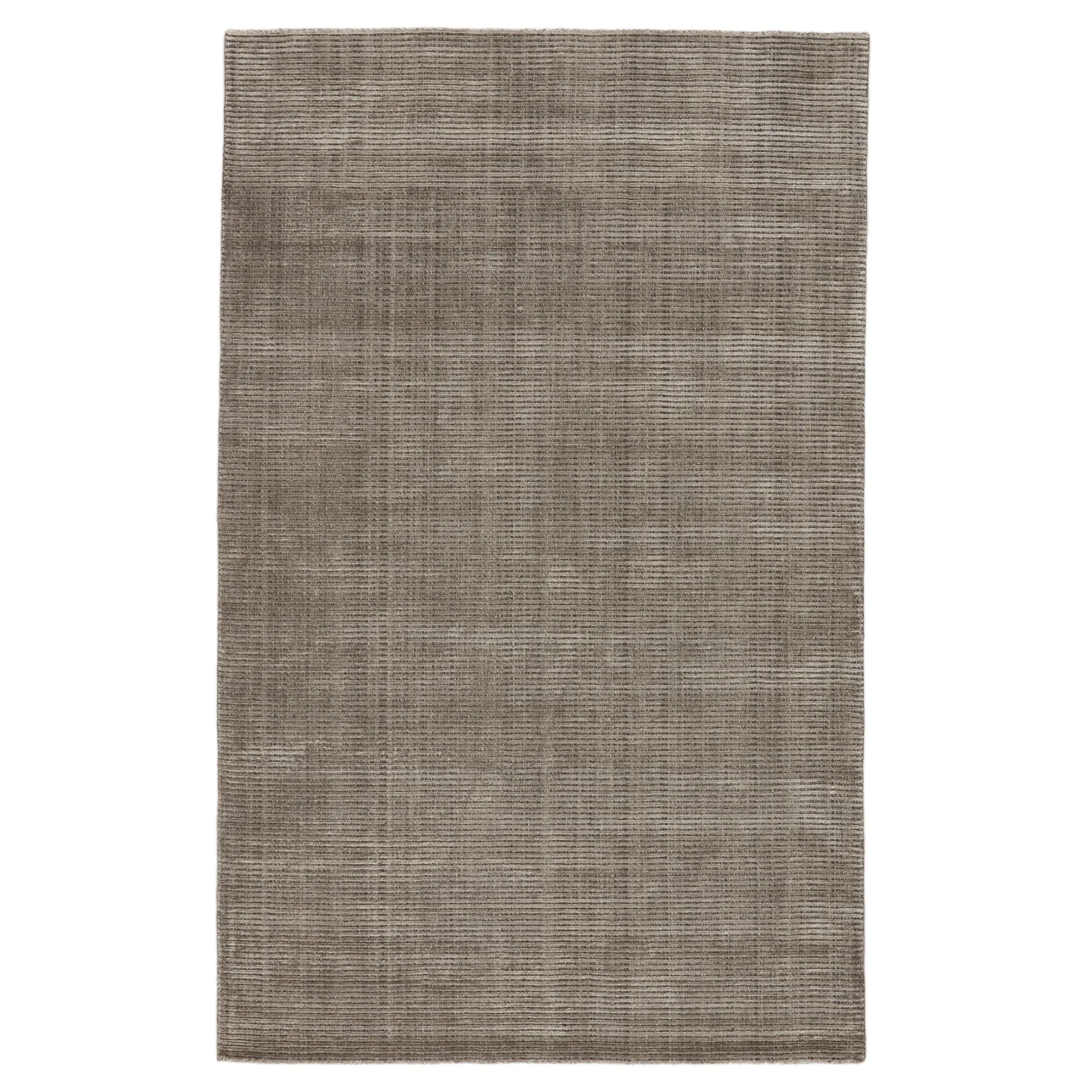 Phase Handmade Solid Color Textured Wool/ Viscose Area Rug