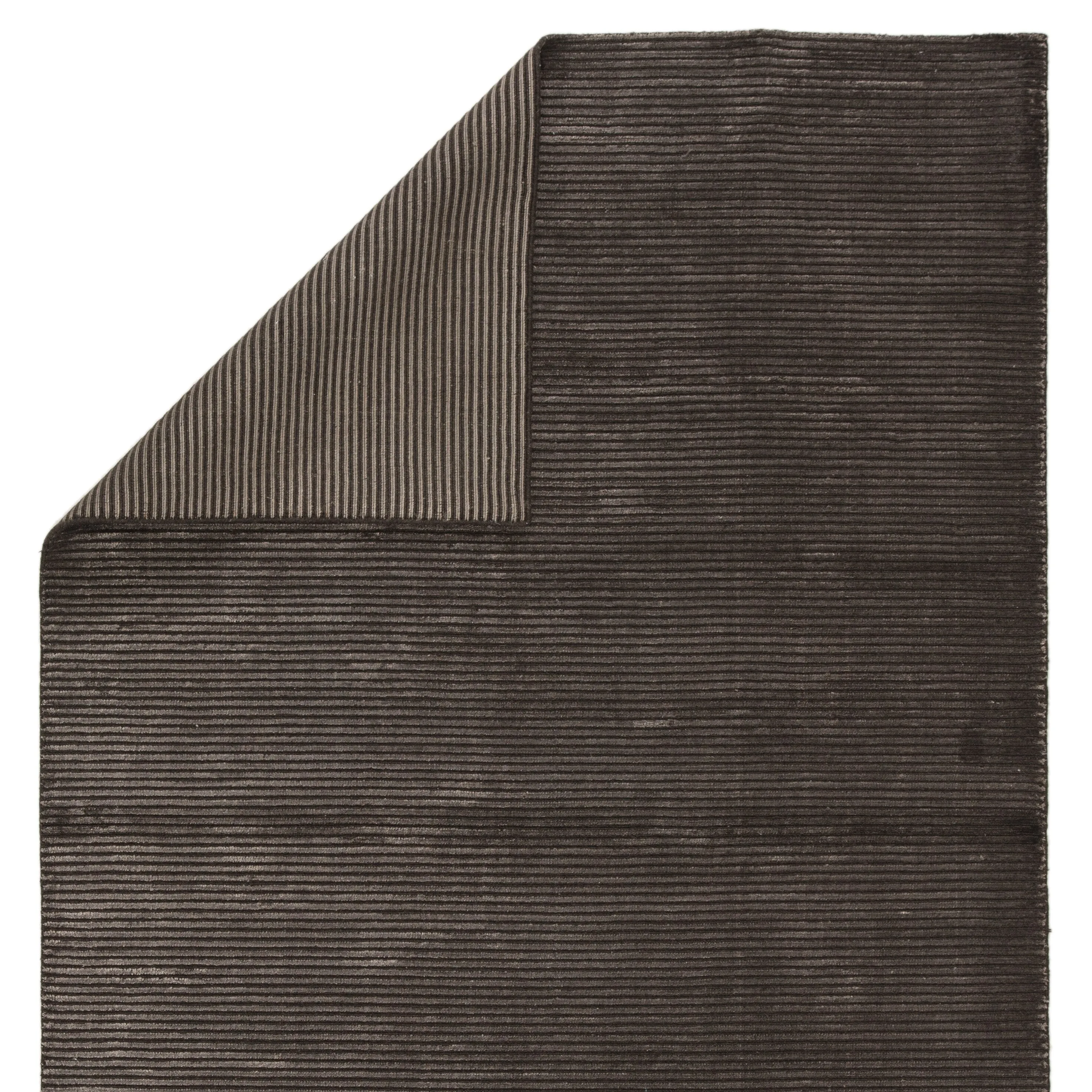 Phase Handmade Solid Color Textured Wool/ Viscose Area Rug