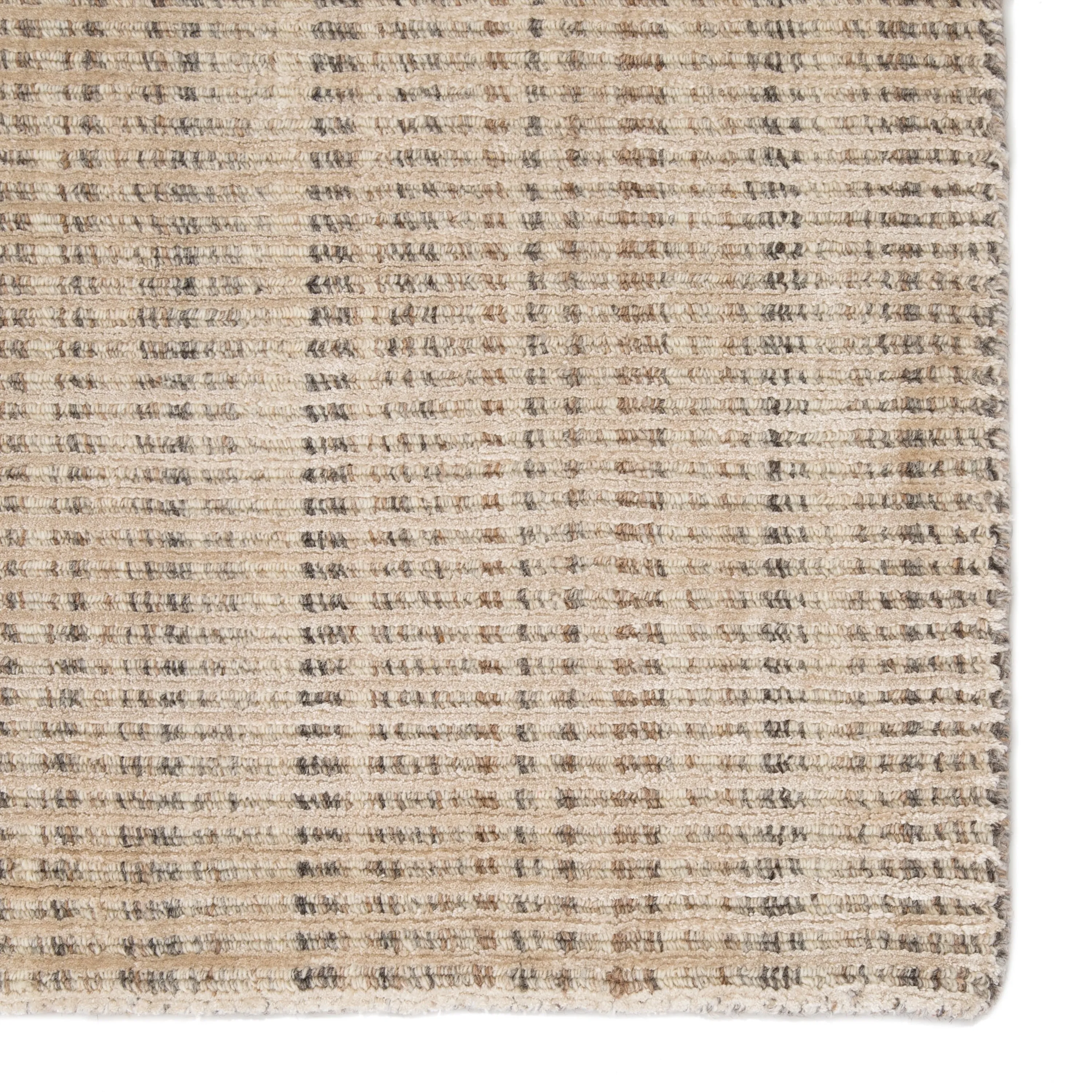 Phase Handmade Solid Color Textured Wool/ Viscose Area Rug