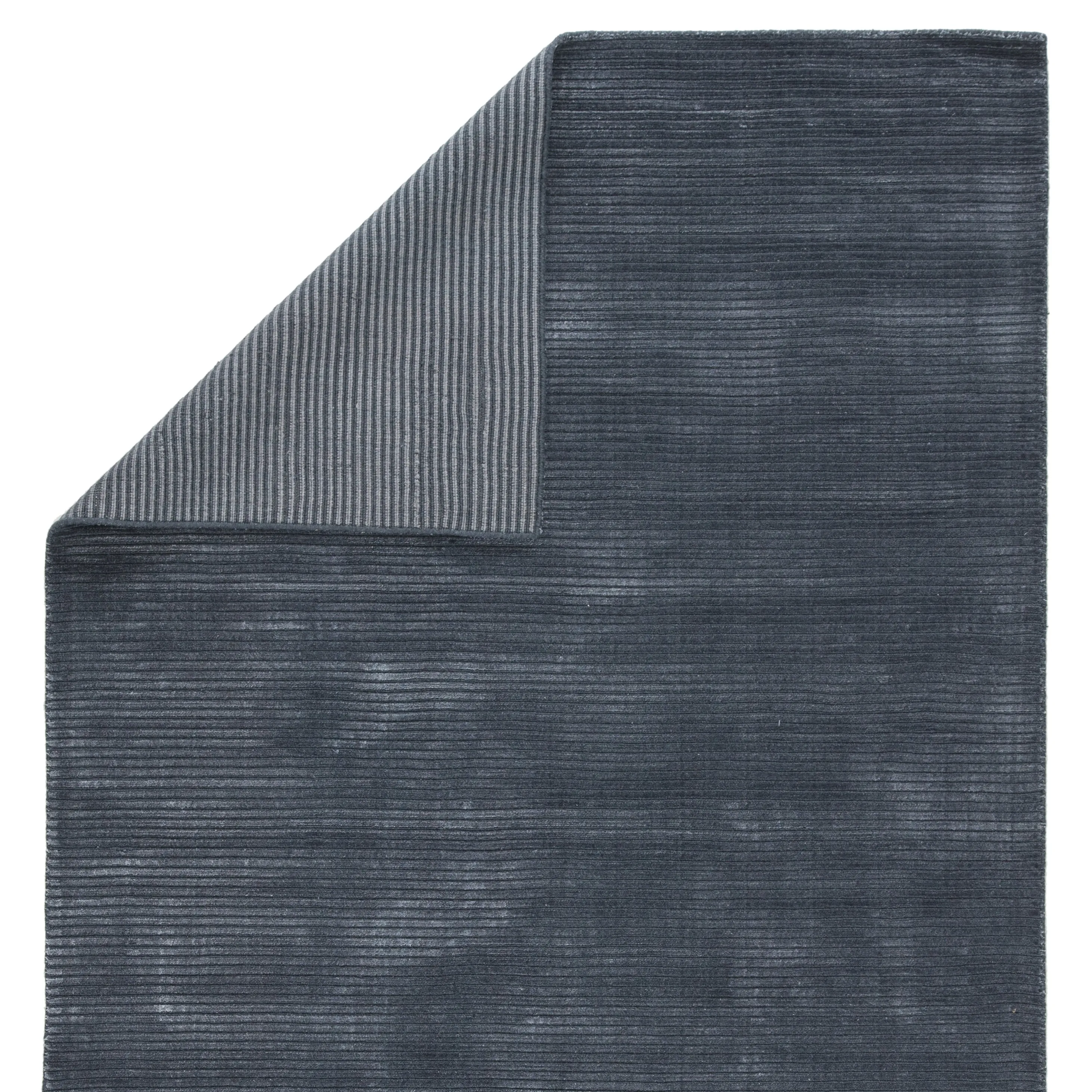 Phase Handmade Solid Color Textured Wool/ Viscose Area Rug