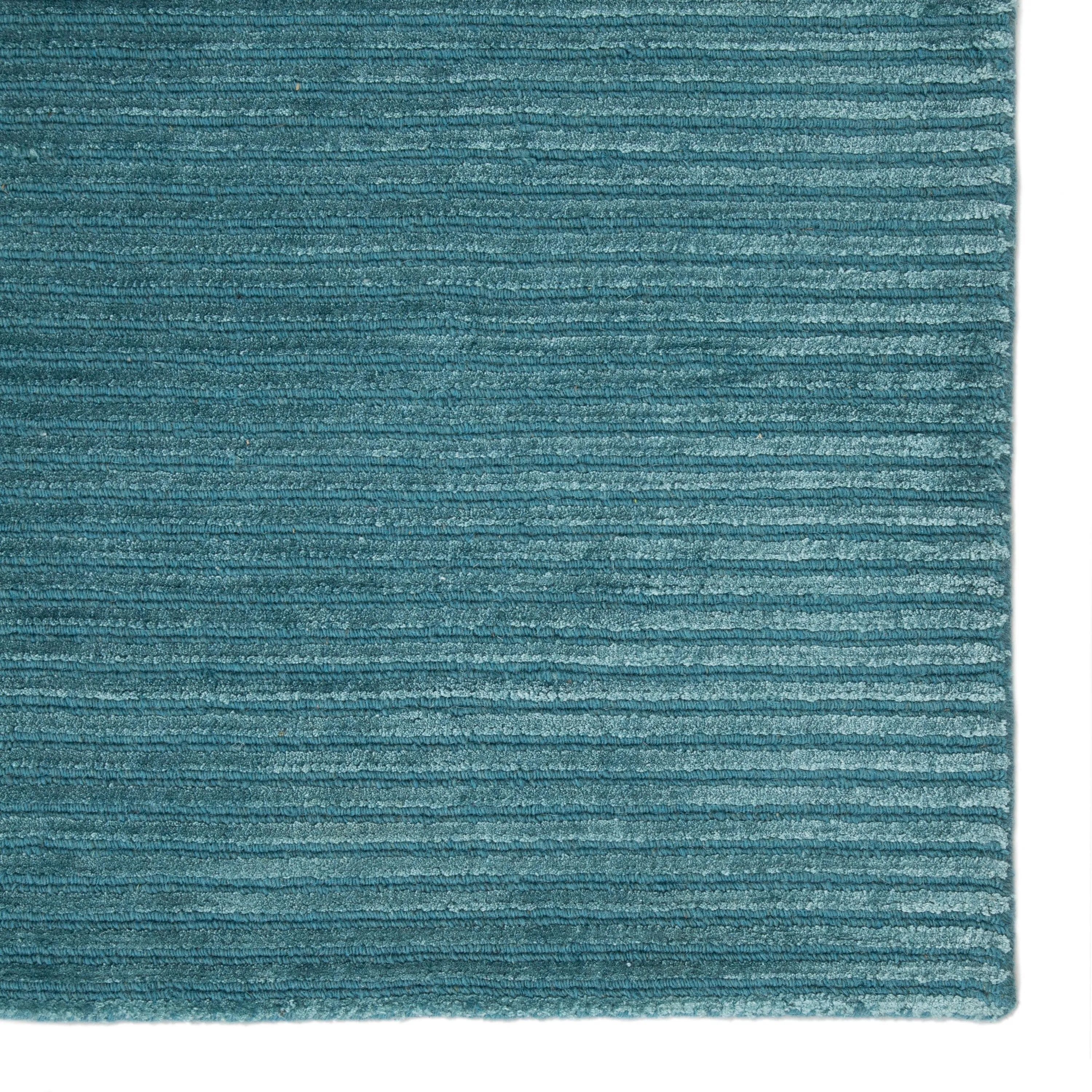 Phase Handmade Solid Color Textured Wool/ Viscose Area Rug