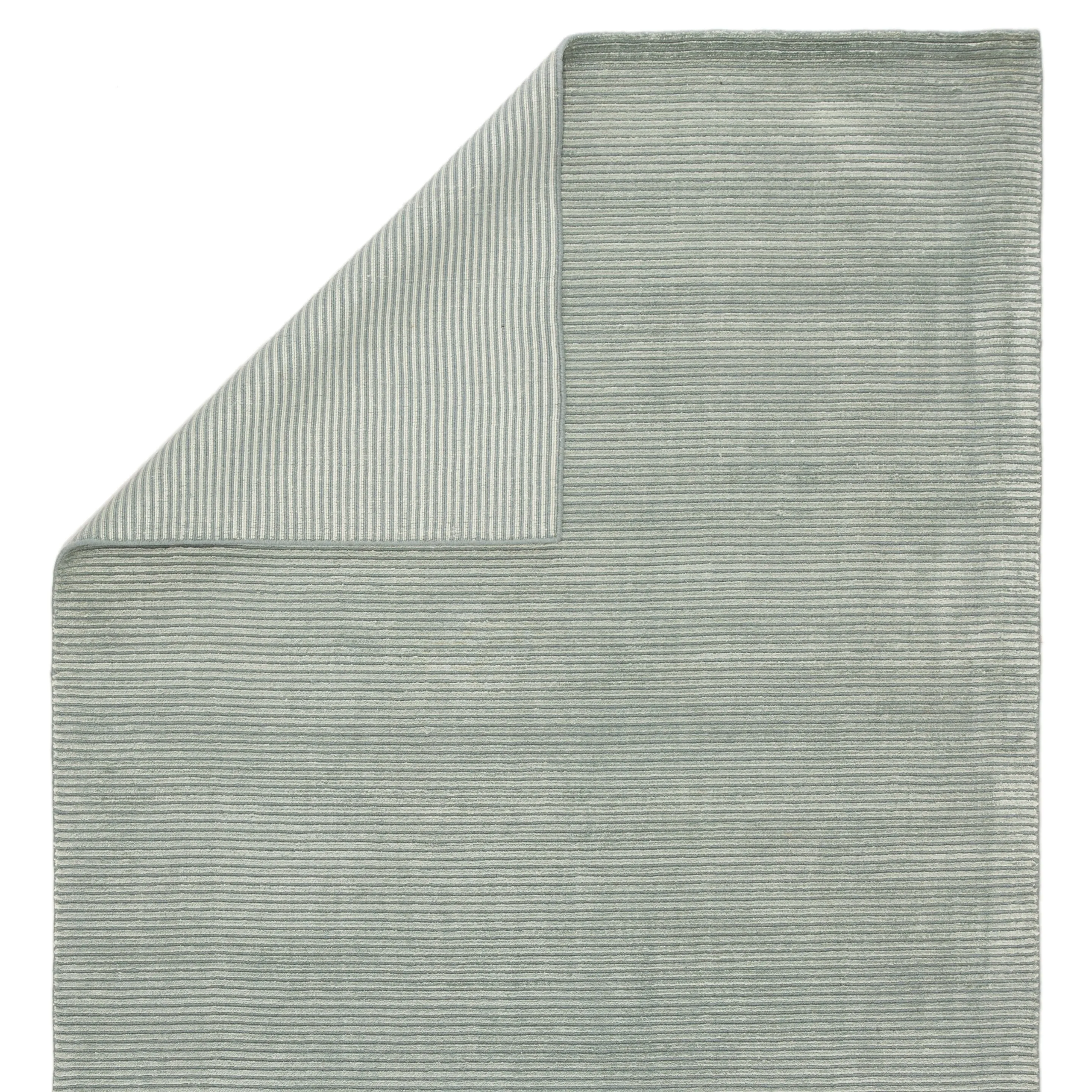 Phase Handmade Solid Color Textured Wool/ Viscose Area Rug