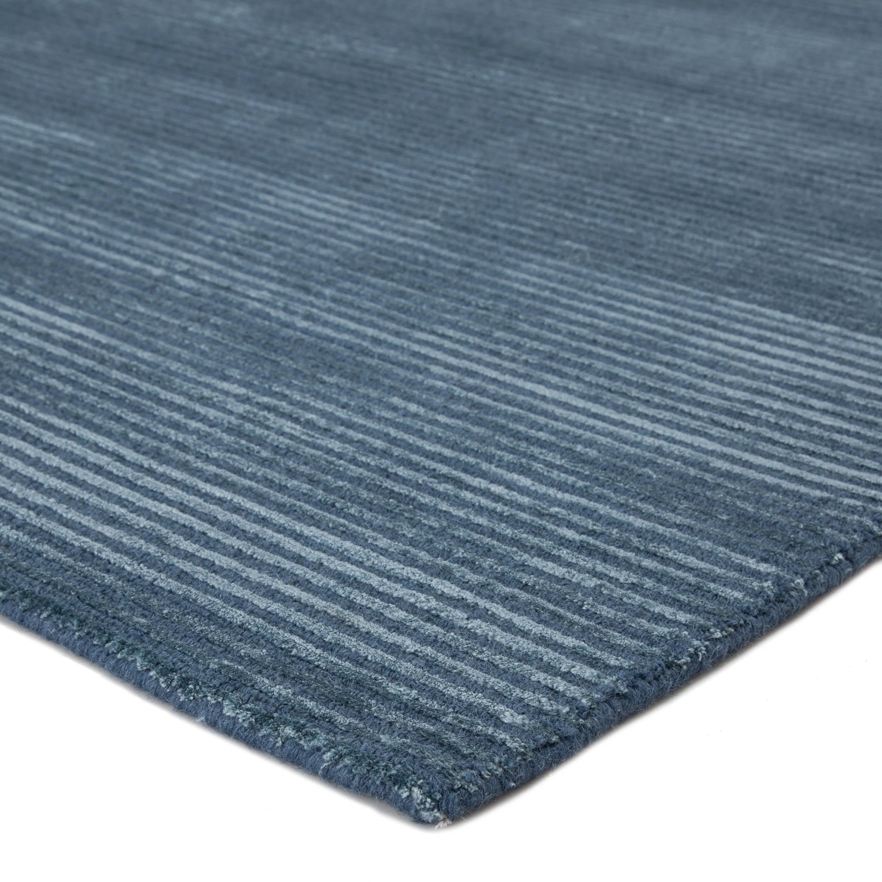 Phase Handmade Solid Color Textured Wool/ Viscose Area Rug