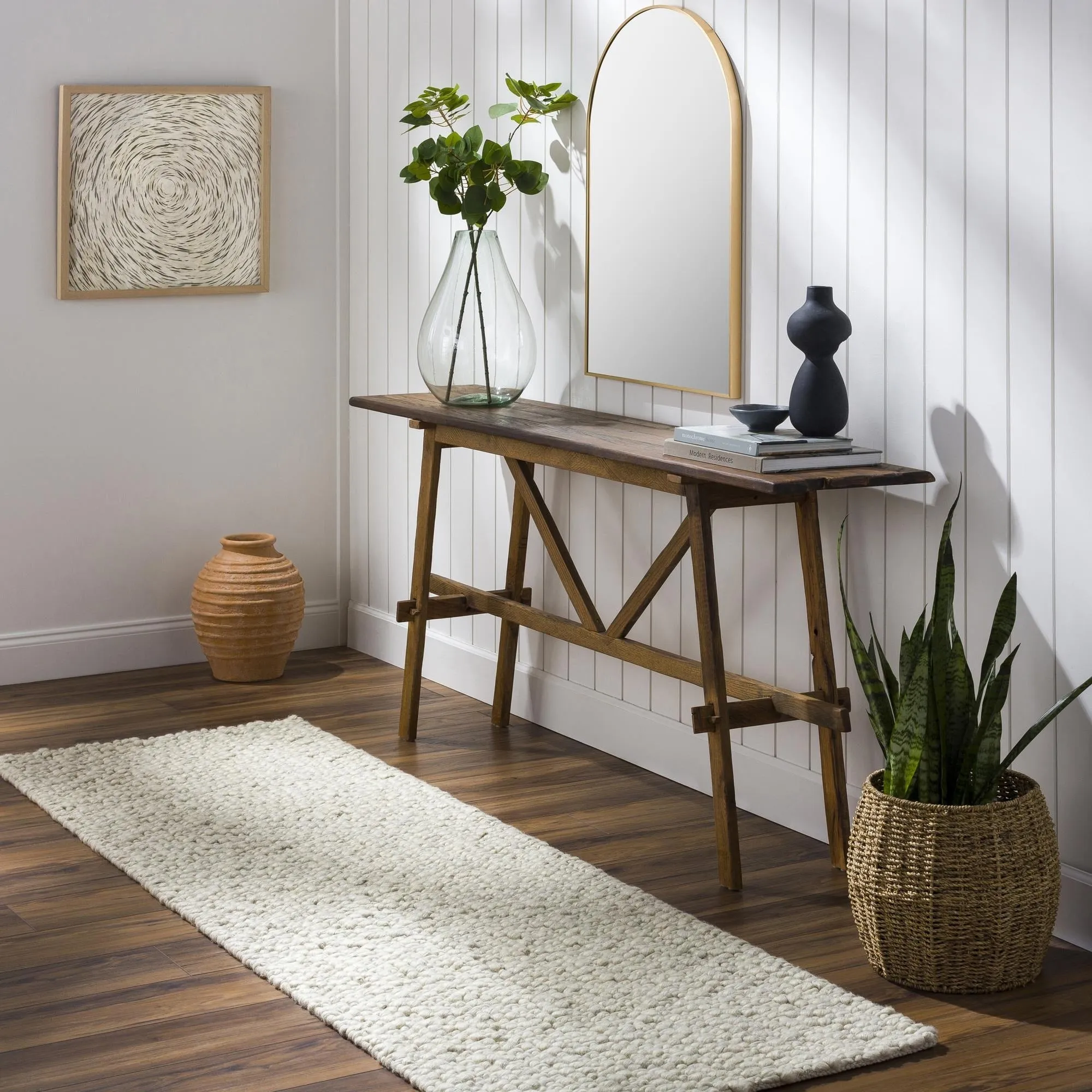 Phyllida Scandinavian Solid Area Rug