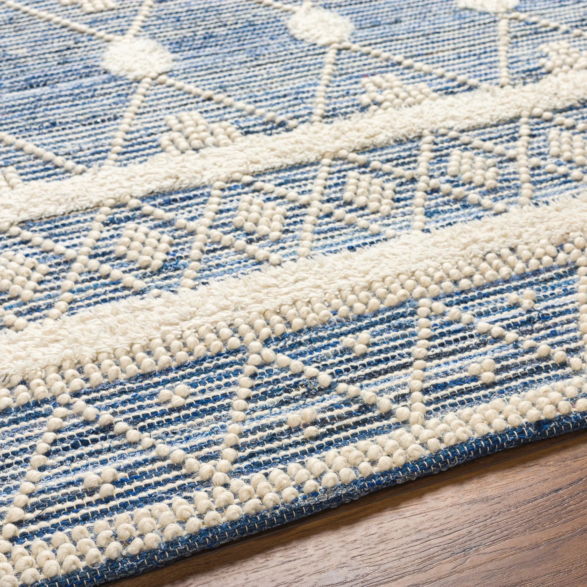 Pippa Handmade Farmhouse Cotton & Wool Area Rug