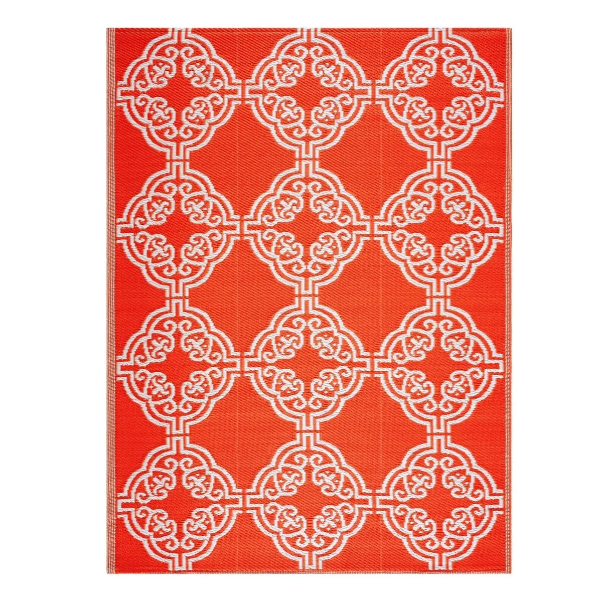 Playa Rug Outdoor Recycled Reversible Plastic Folded Mat/Rug Marrakesh Collection Lightweight & Weather. Water and UV Resistant