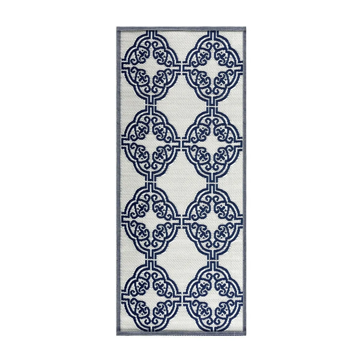 Playa Rug Outdoor Recycled Reversible Plastic Folded Mat/Rug Marrakesh Collection Lightweight & Weather. Water and UV Resistant