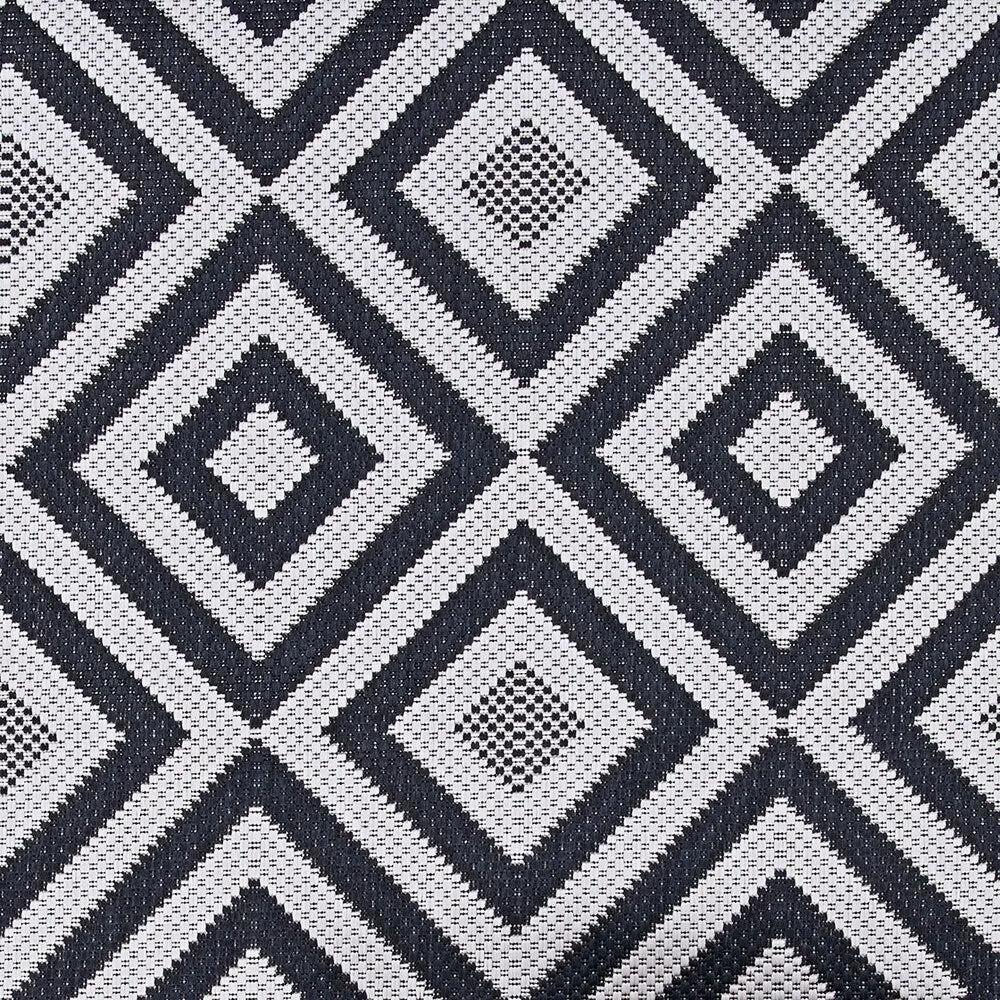 Porch & Den Carlson Black and White Indoor-Outdoor Area Rug