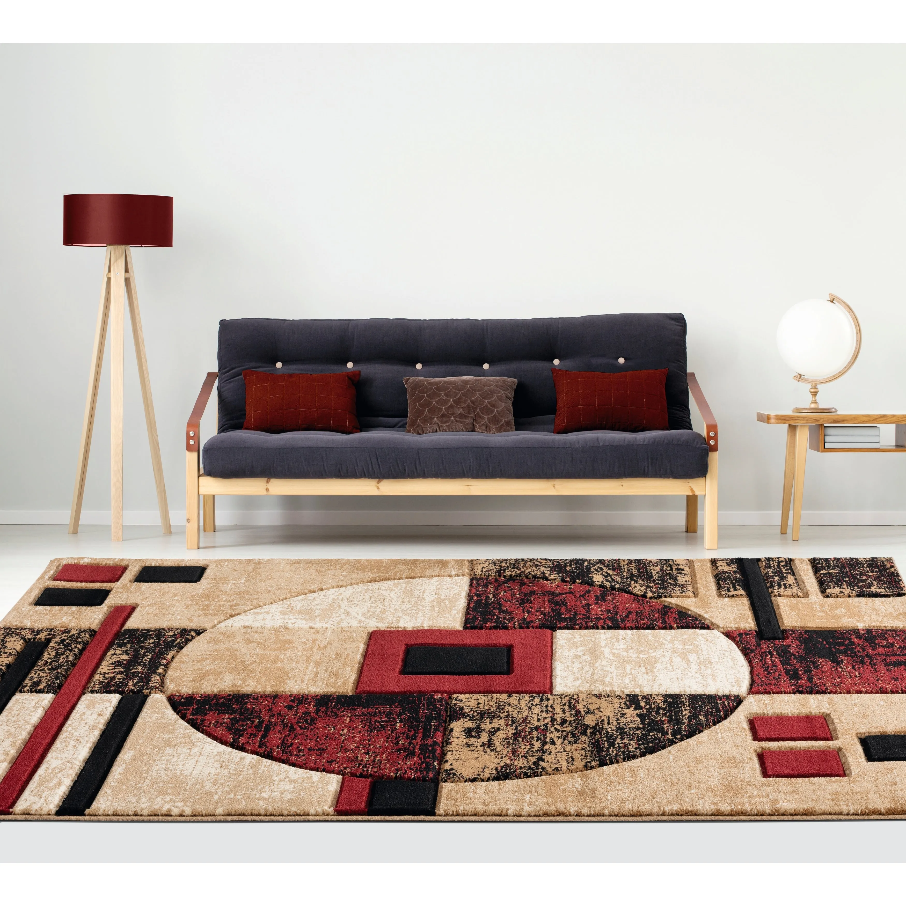 Porch & Den Dawson Creek Hand-Carved Area Rug