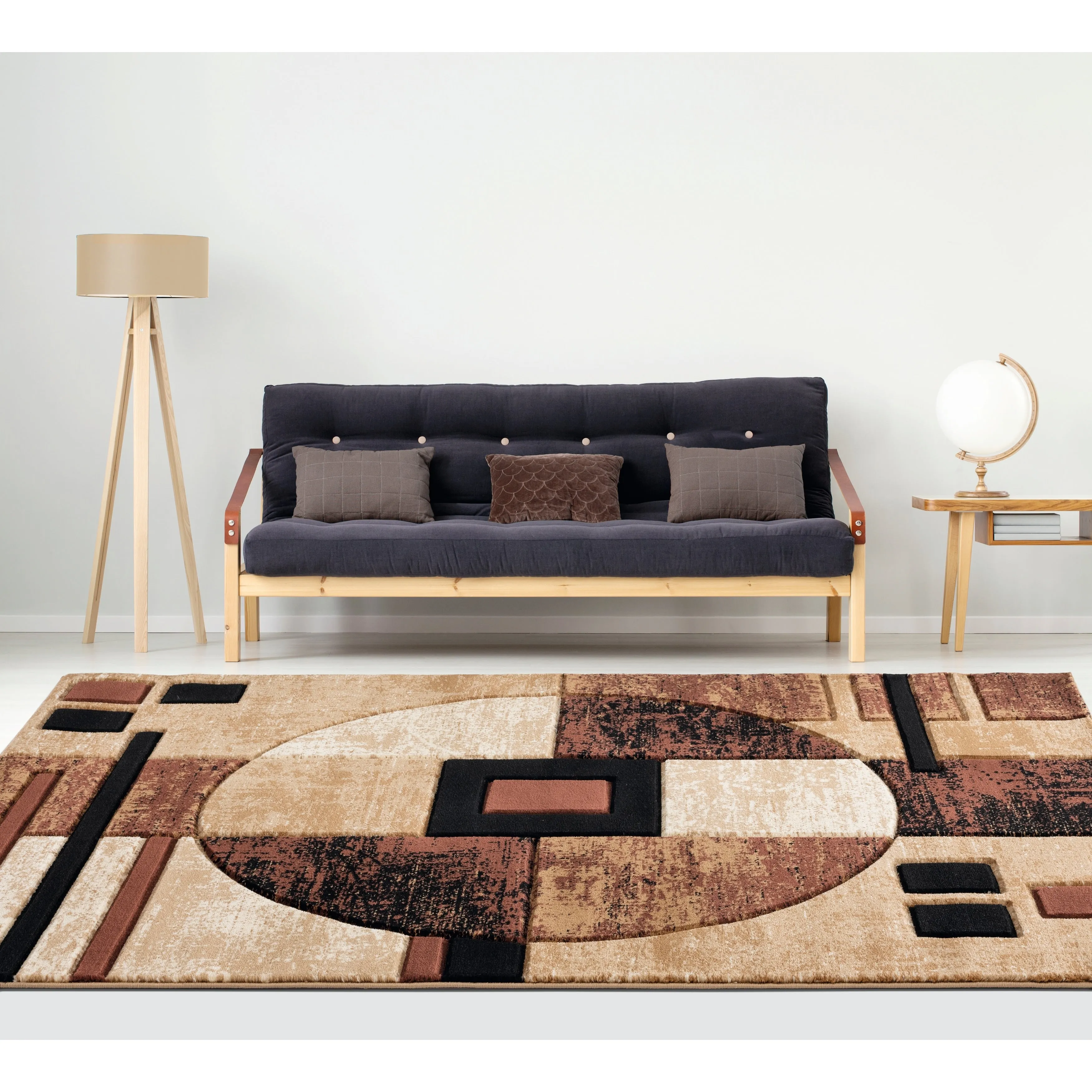 Porch & Den Dawson Creek Hand-Carved Area Rug