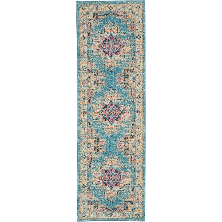 Porch & Den Dobbin Vintage Persian Medallion Farmhouse Area Rug