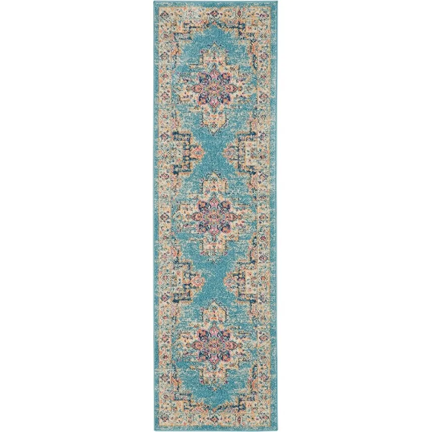 Porch & Den Dobbin Vintage Persian Medallion Farmhouse Area Rug