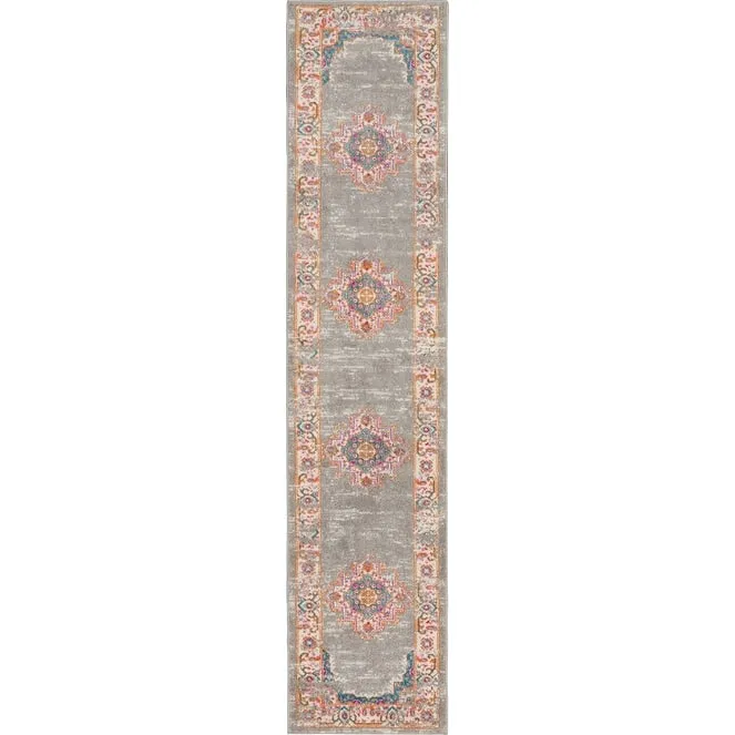 Porch & Den Dobbin Vintage Persian Medallion Farmhouse Area Rug