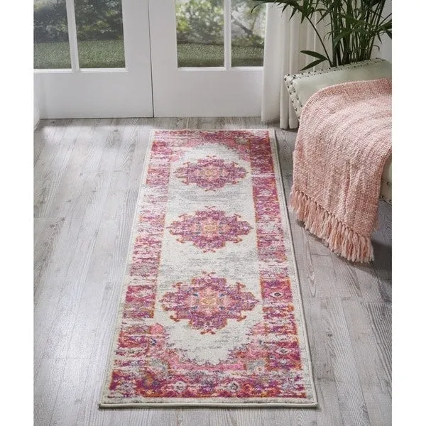 Porch & Den Dobbin Vintage Persian Medallion Farmhouse Area Rug