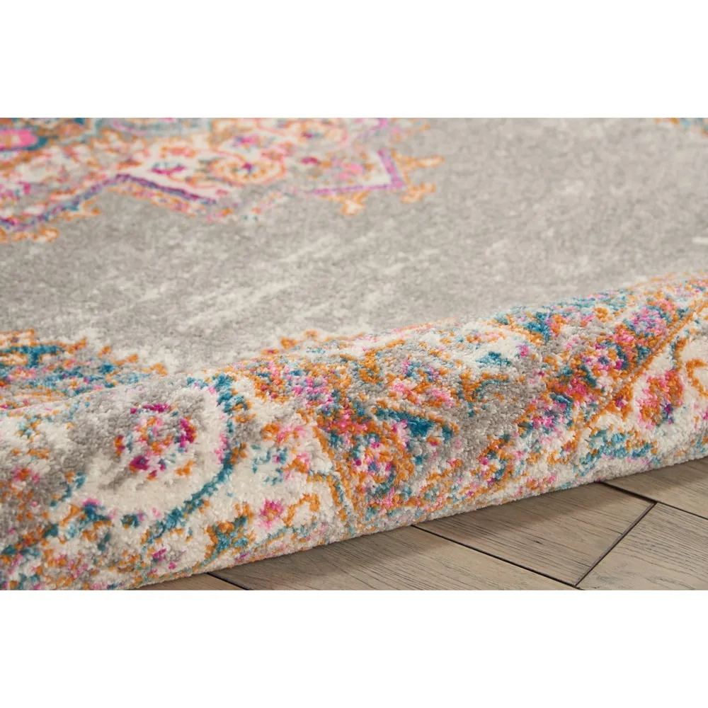 Porch & Den Dobbin Vintage Persian Medallion Farmhouse Area Rug