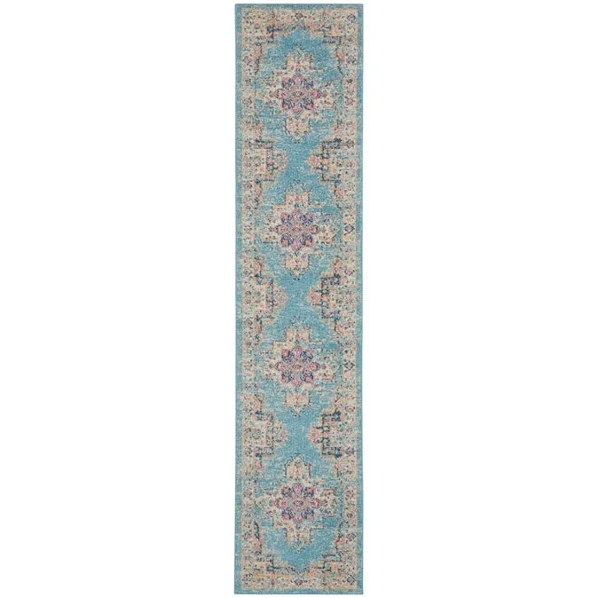 Porch & Den Dobbin Vintage Persian Medallion Farmhouse Area Rug