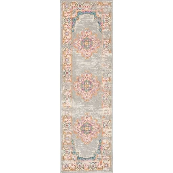 Porch & Den Dobbin Vintage Persian Medallion Farmhouse Area Rug