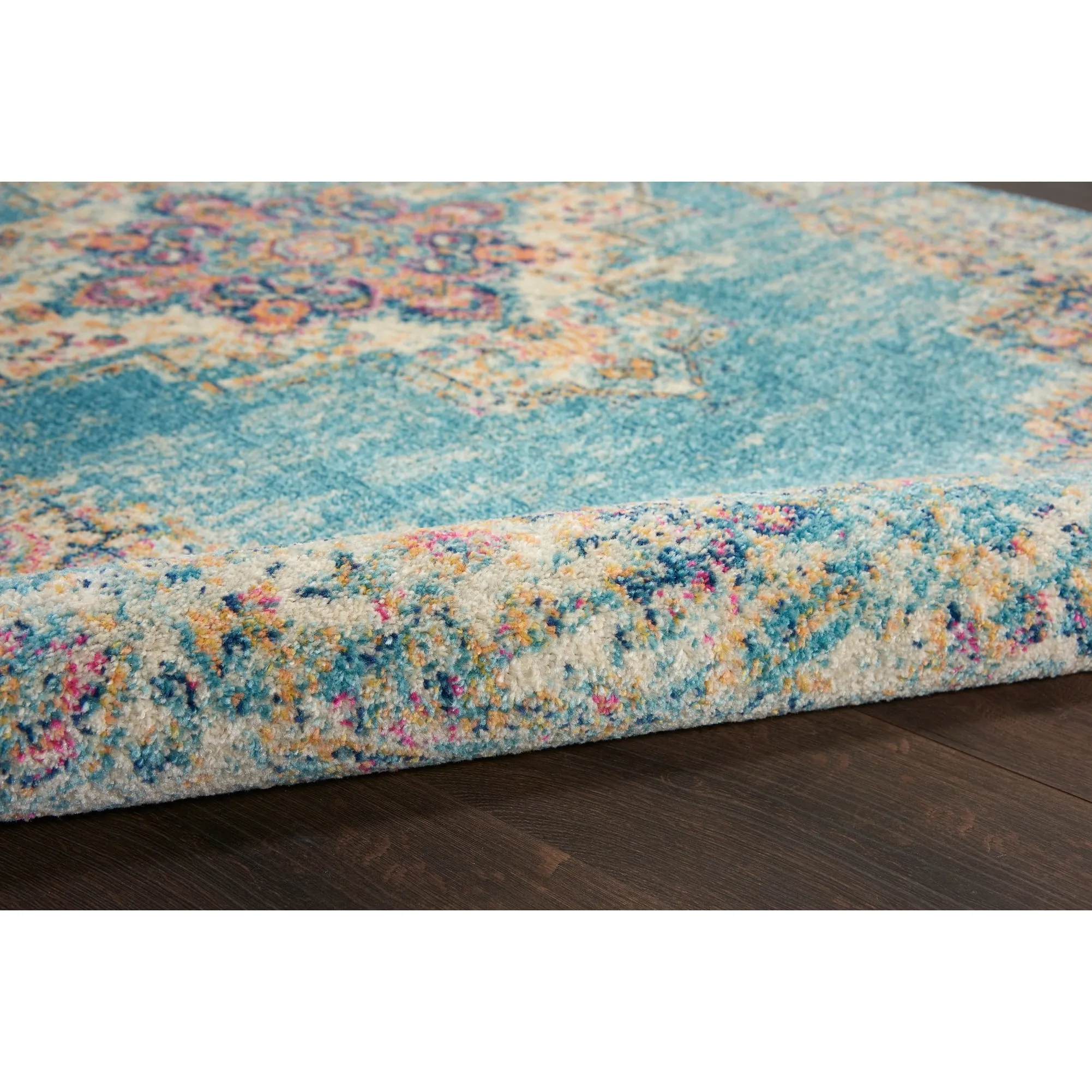 Porch & Den Dobbin Vintage Persian Medallion Farmhouse Area Rug