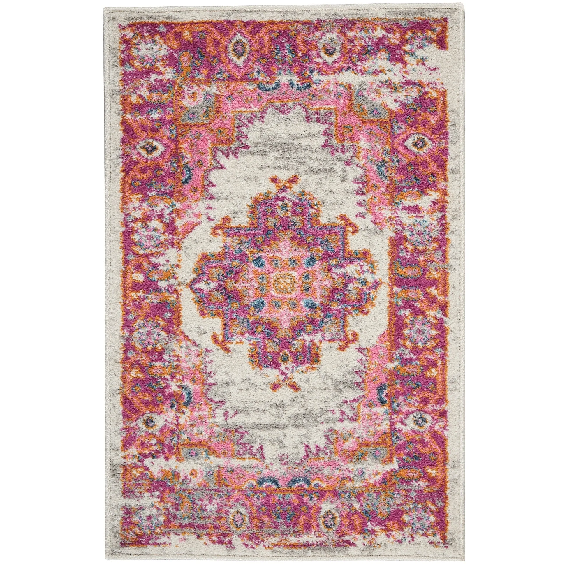 Porch & Den Dobbin Vintage Persian Medallion Farmhouse Area Rug