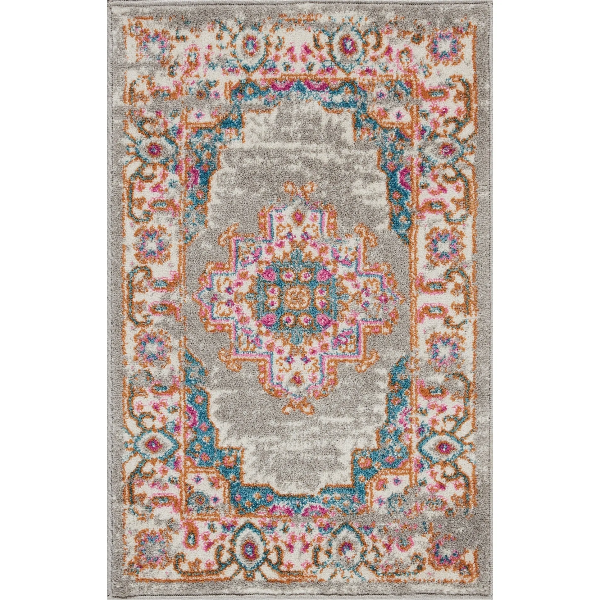 Porch & Den Dobbin Vintage Persian Medallion Farmhouse Area Rug